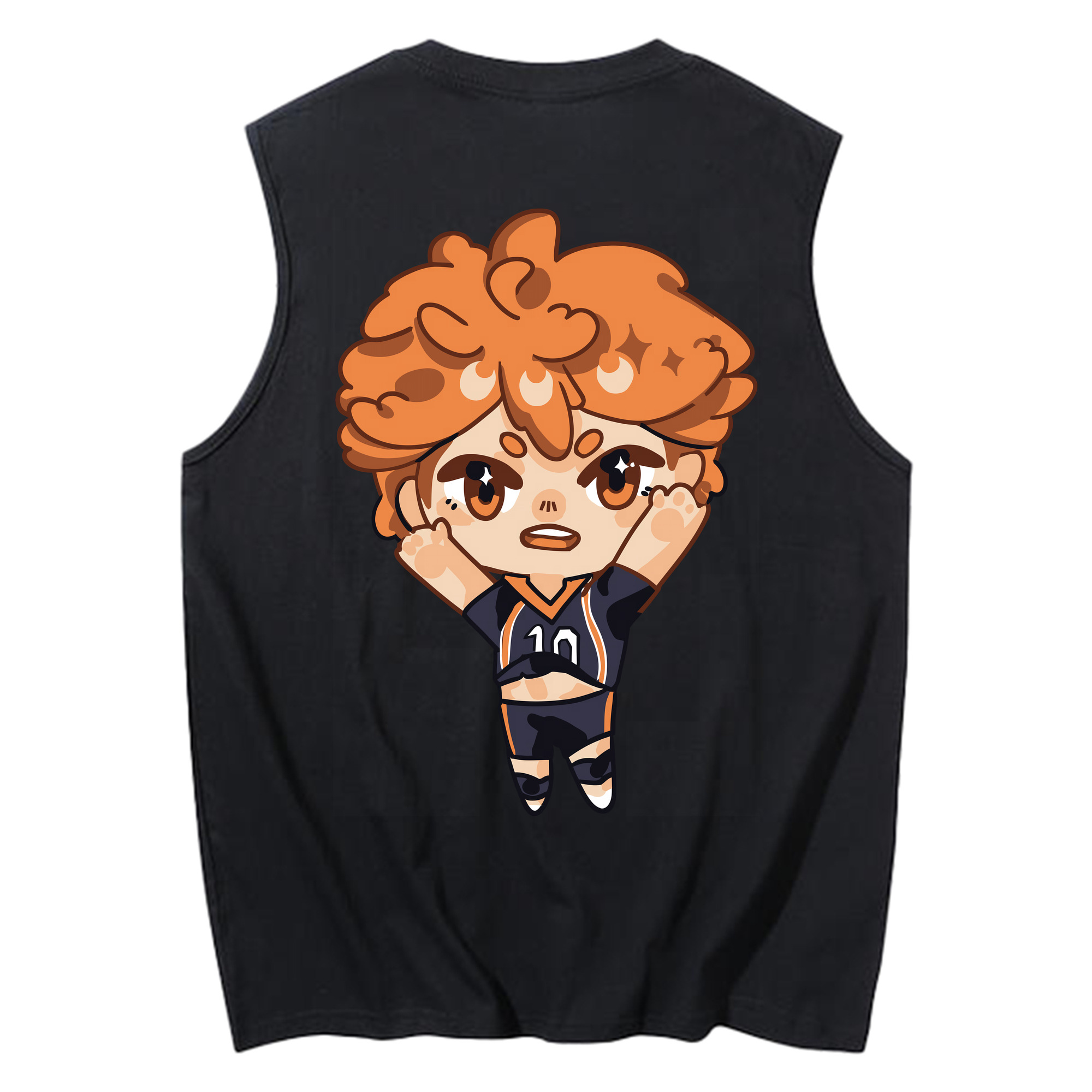 （画像用） ハイキュー!! Haikyu!! コットン100％タンクトップ（背面プリント）