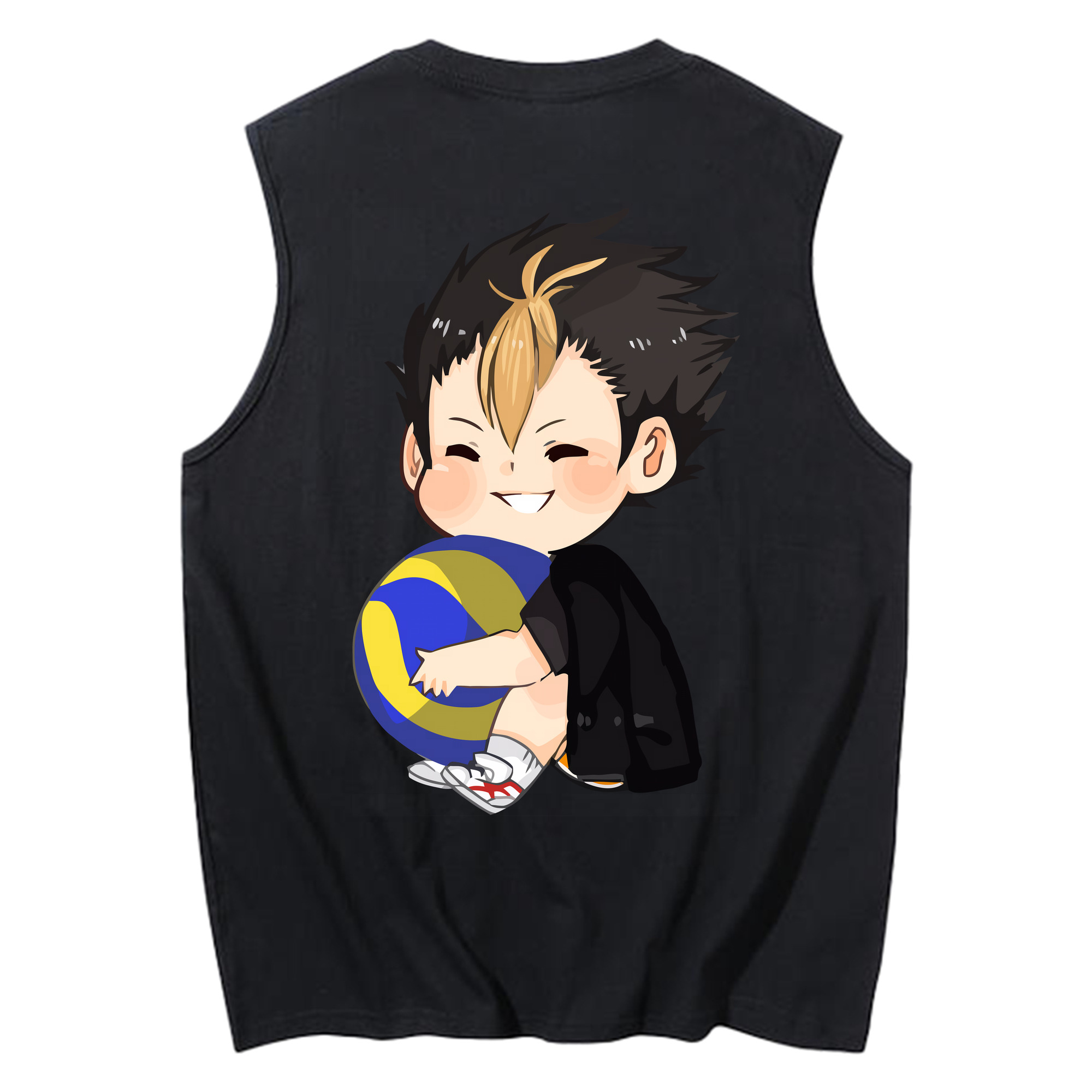 （画像用） ハイキュー!! Haikyu!! コットン100％タンクトップ（背面プリント）