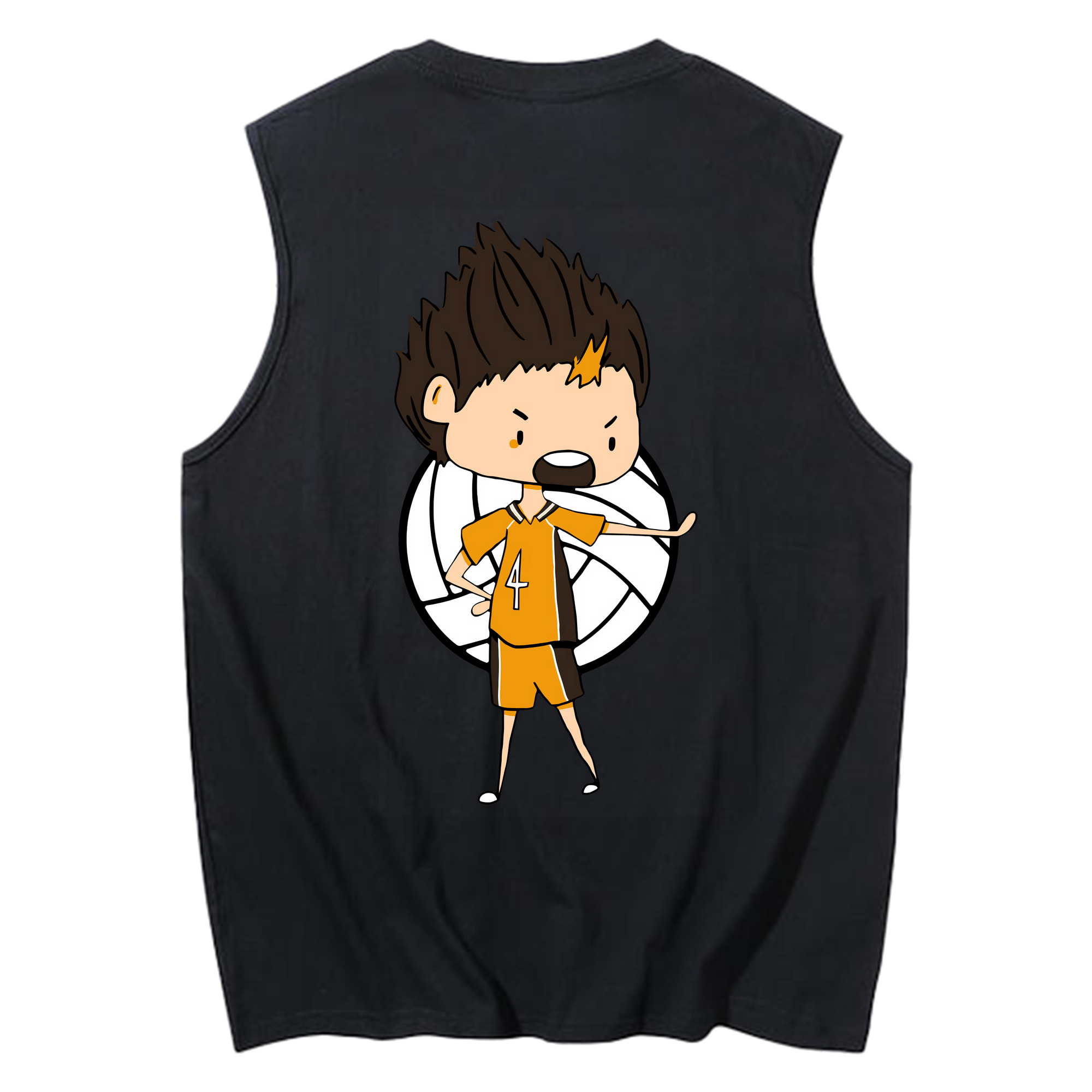 （画像用） ハイキュー!! Haikyu!! コットン100％タンクトップ（背面プリント）