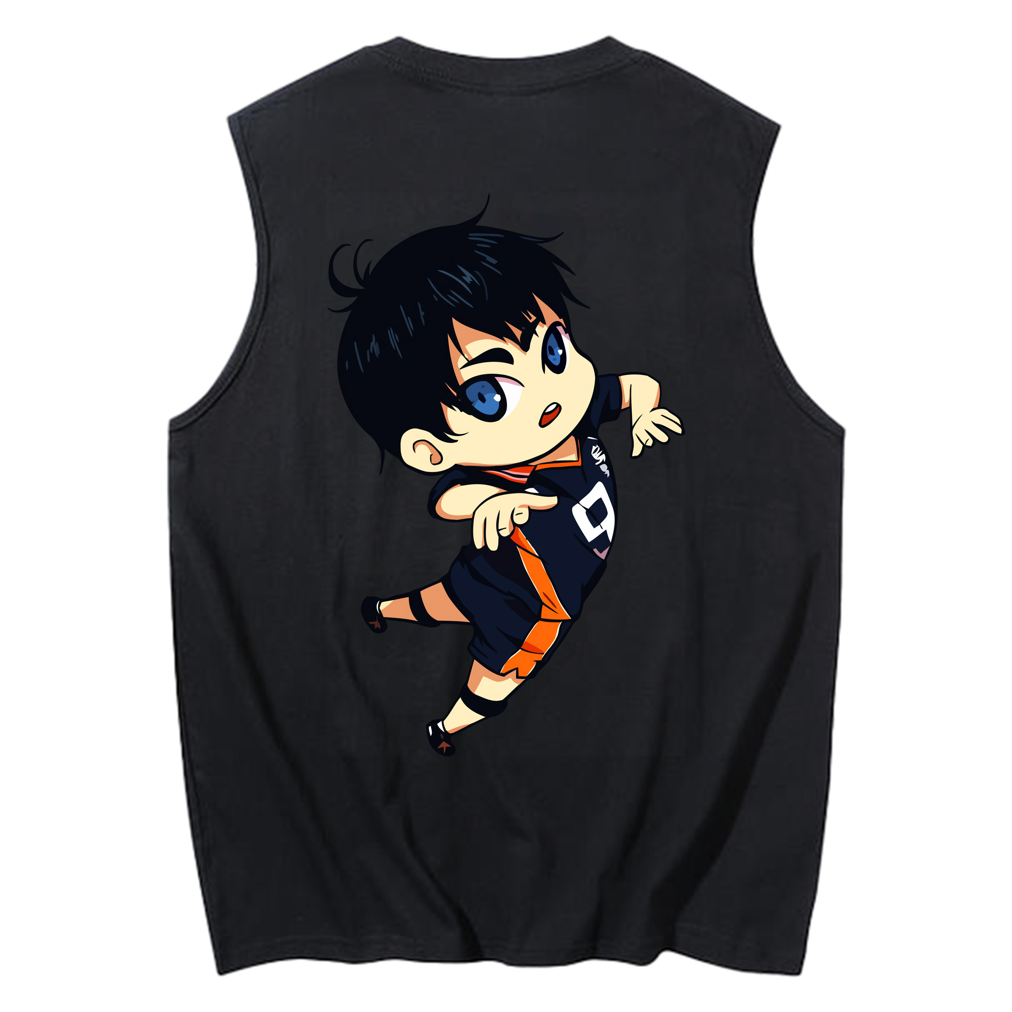 （画像用） ハイキュー!! Haikyu!! コットン100％タンクトップ（背面プリント）