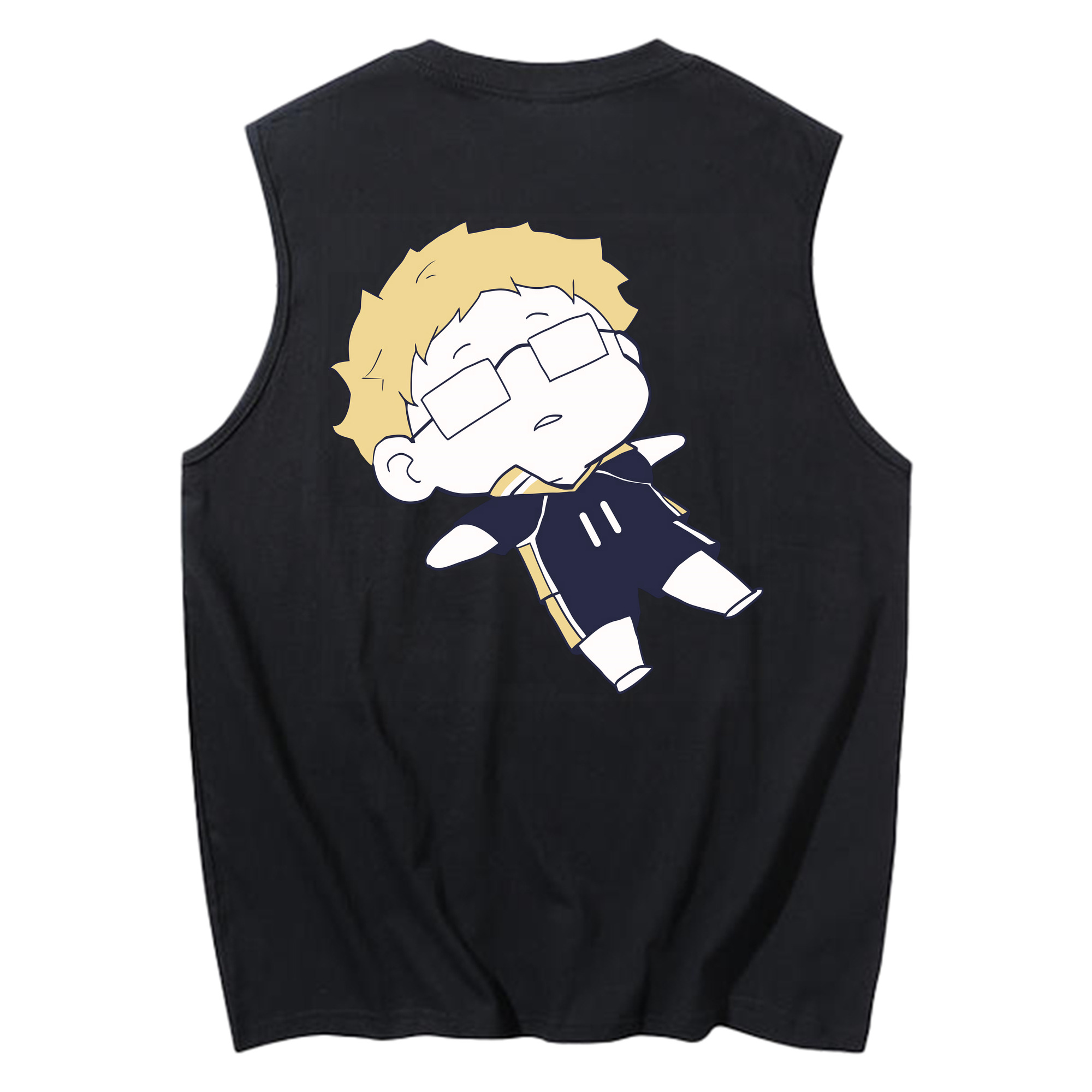（画像用） ハイキュー!! Haikyu!! コットン100％タンクトップ（背面プリント）
