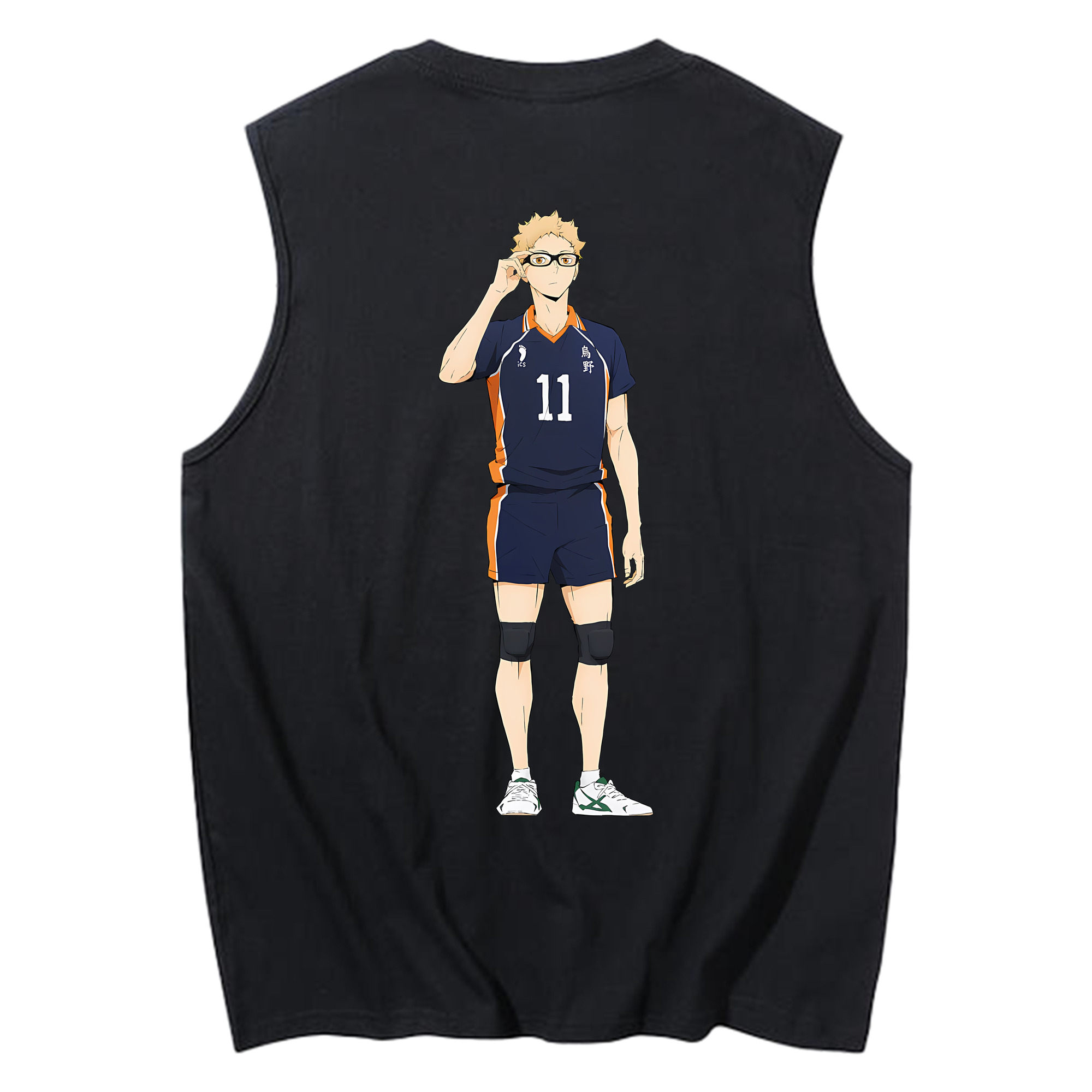（画像用） ハイキュー!! Haikyu!! コットン100％タンクトップ（背面プリント）