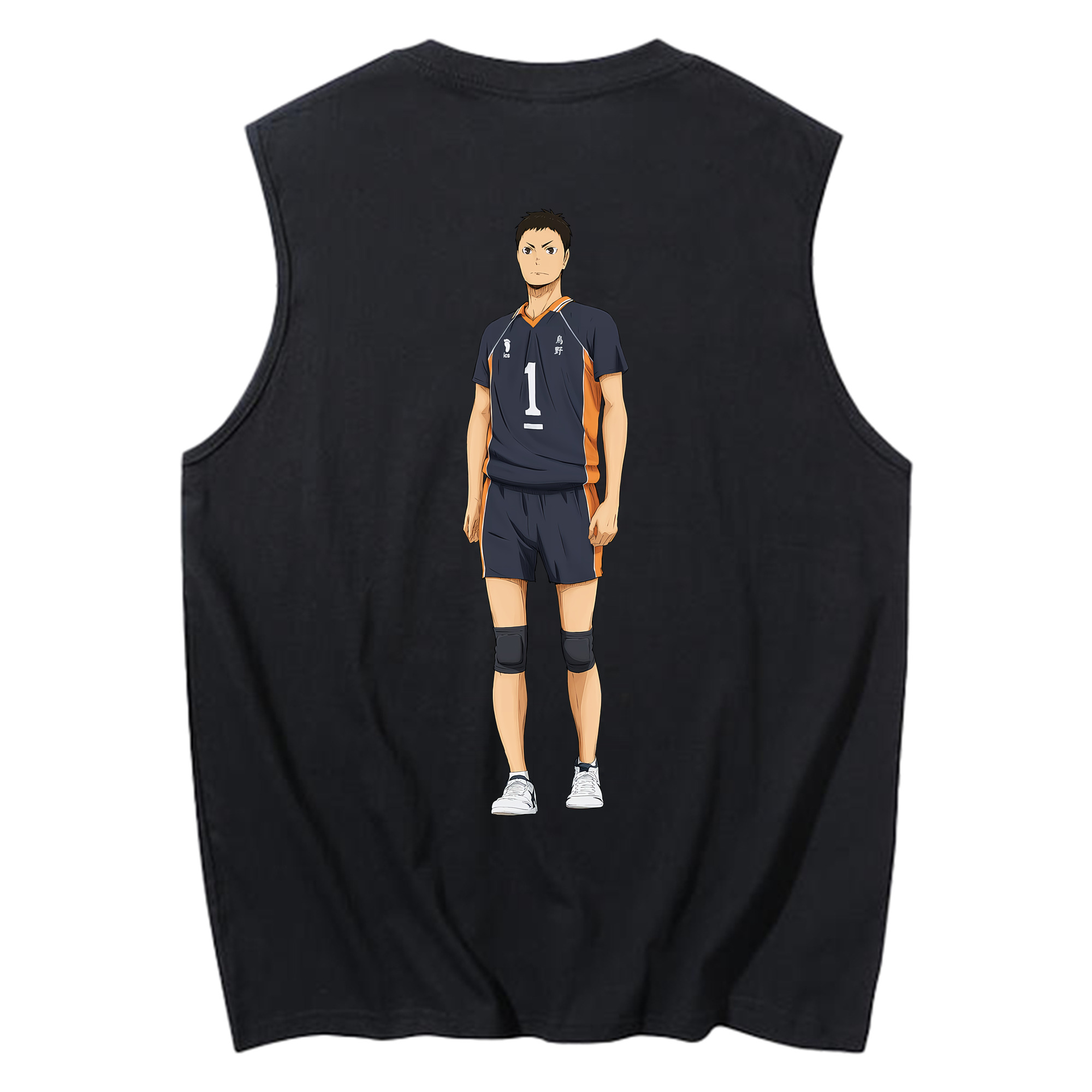 （画像用） ハイキュー!! Haikyu!! コットン100％タンクトップ（背面プリント）