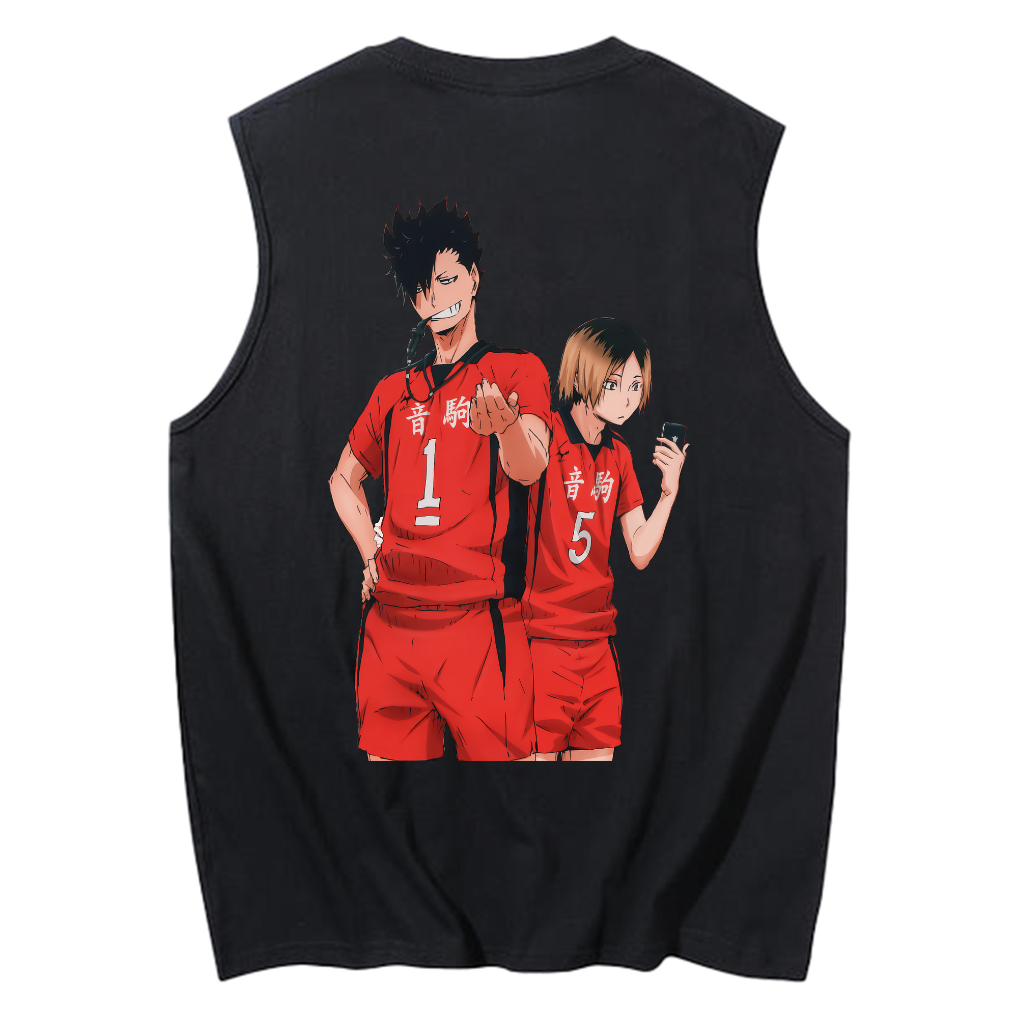 （画像用） ハイキュー!! Haikyu!! コットン100％タンクトップ（背面プリント）
