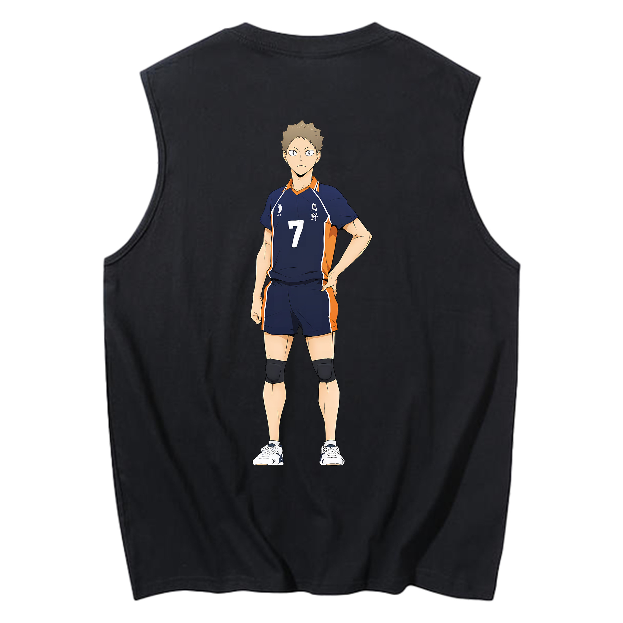 （画像用） ハイキュー!! Haikyu!! コットン100％タンクトップ（背面プリント）