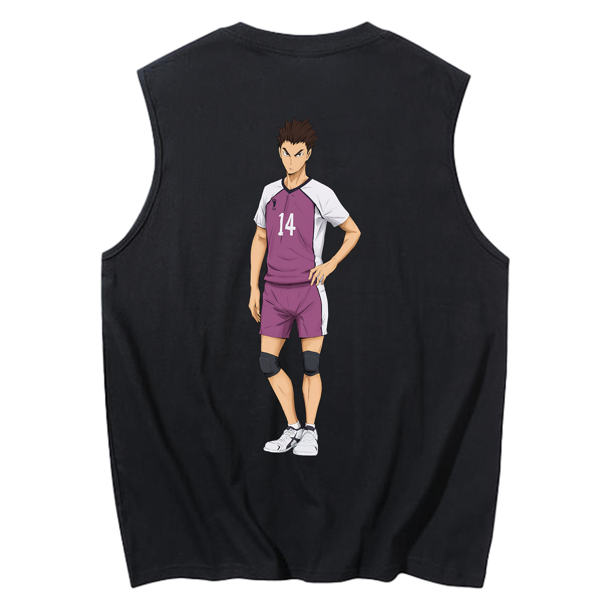 （画像用） ハイキュー!! Haikyu!! コットン100％タンクトップ（背面プリント）