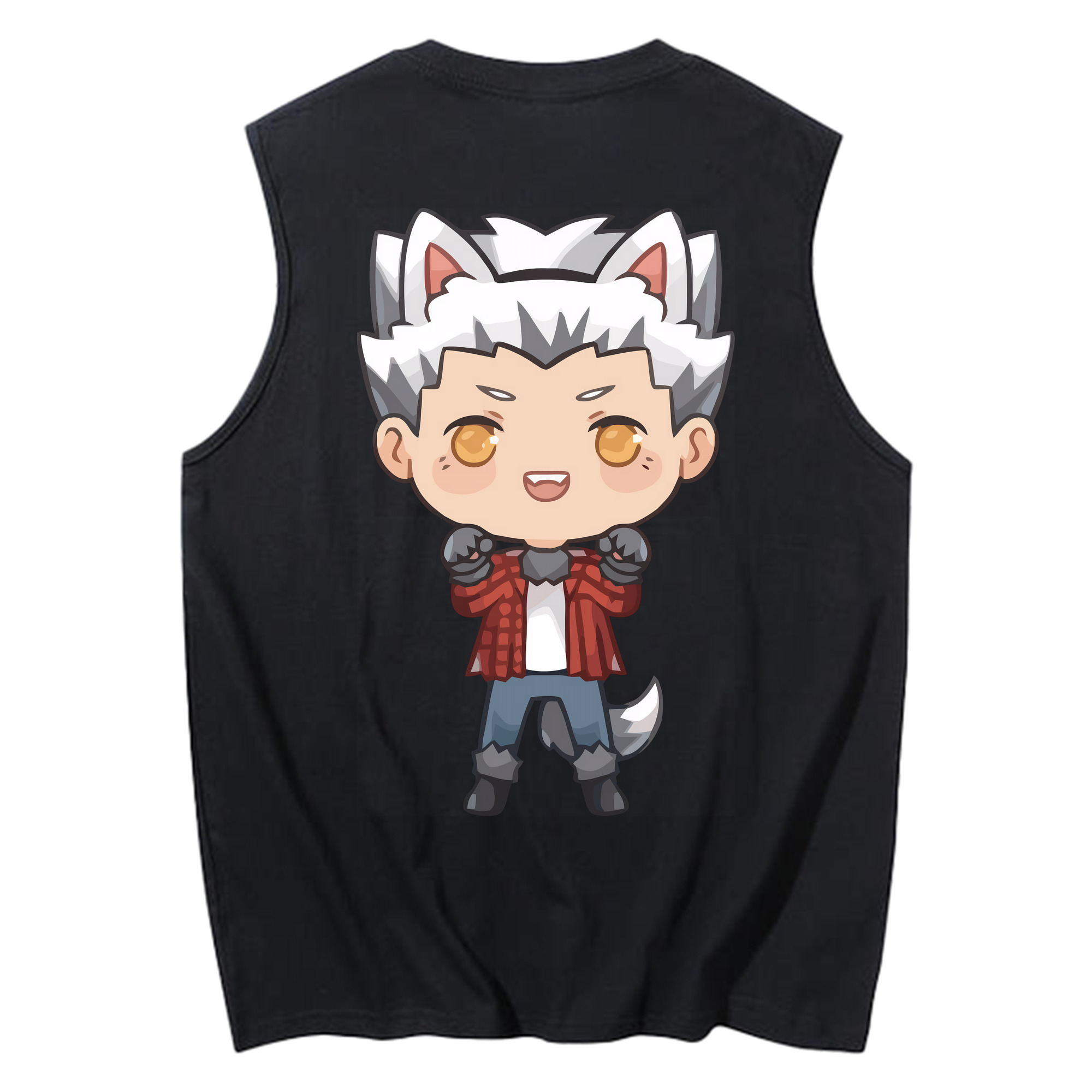（画像用） ハイキュー!! Haikyu!! コットン100％タンクトップ（背面プリント）