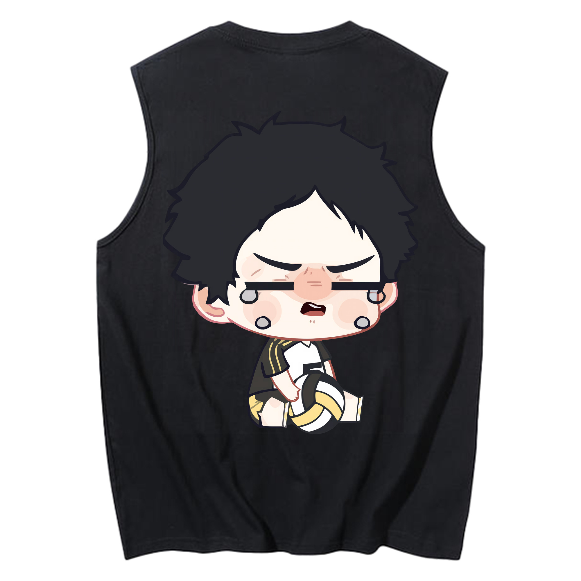 （画像用） ハイキュー!! Haikyu!! コットン100％タンクトップ（背面プリント）