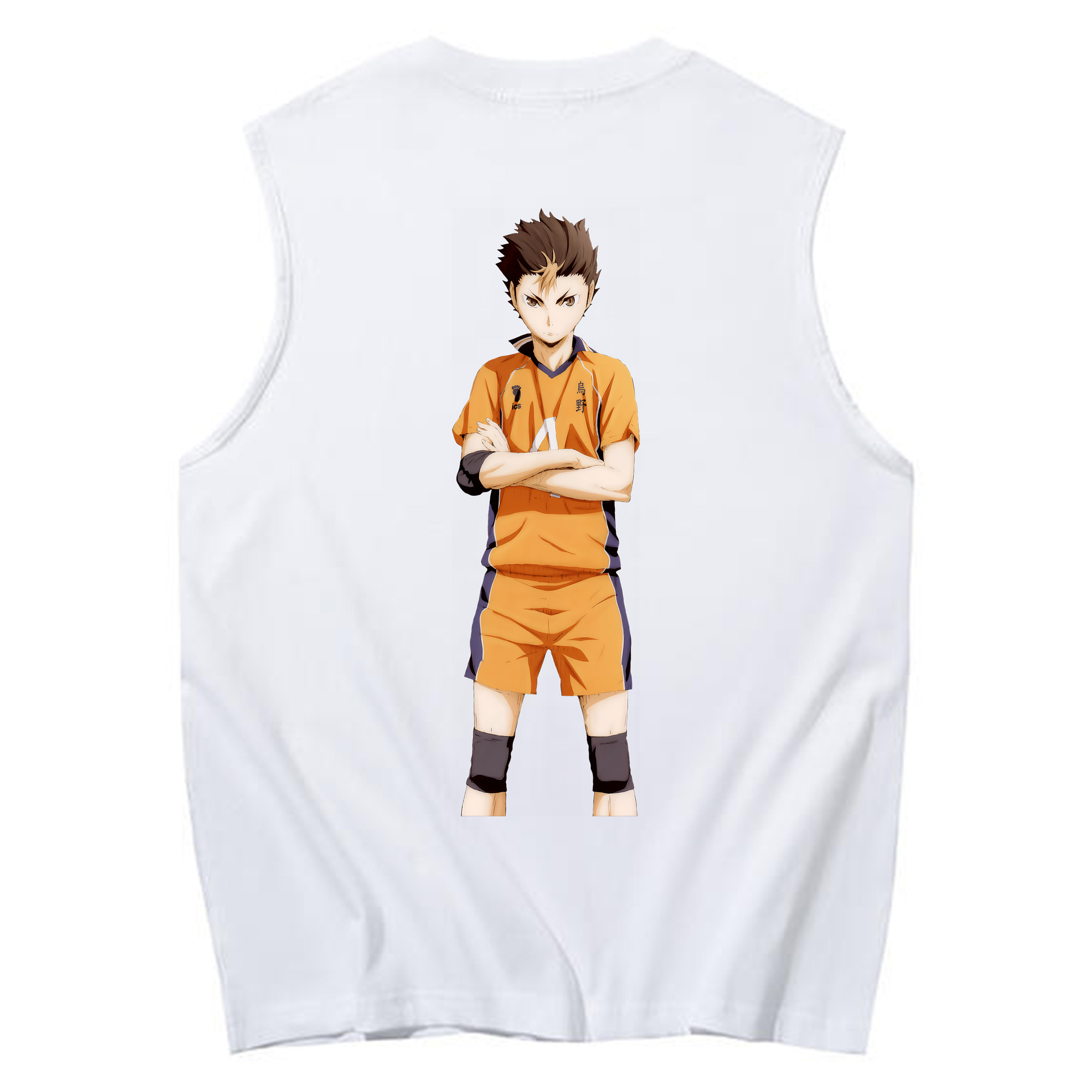 （画像用） ハイキュー!! Haikyu!! コットン100％タンクトップ（背面プリント）