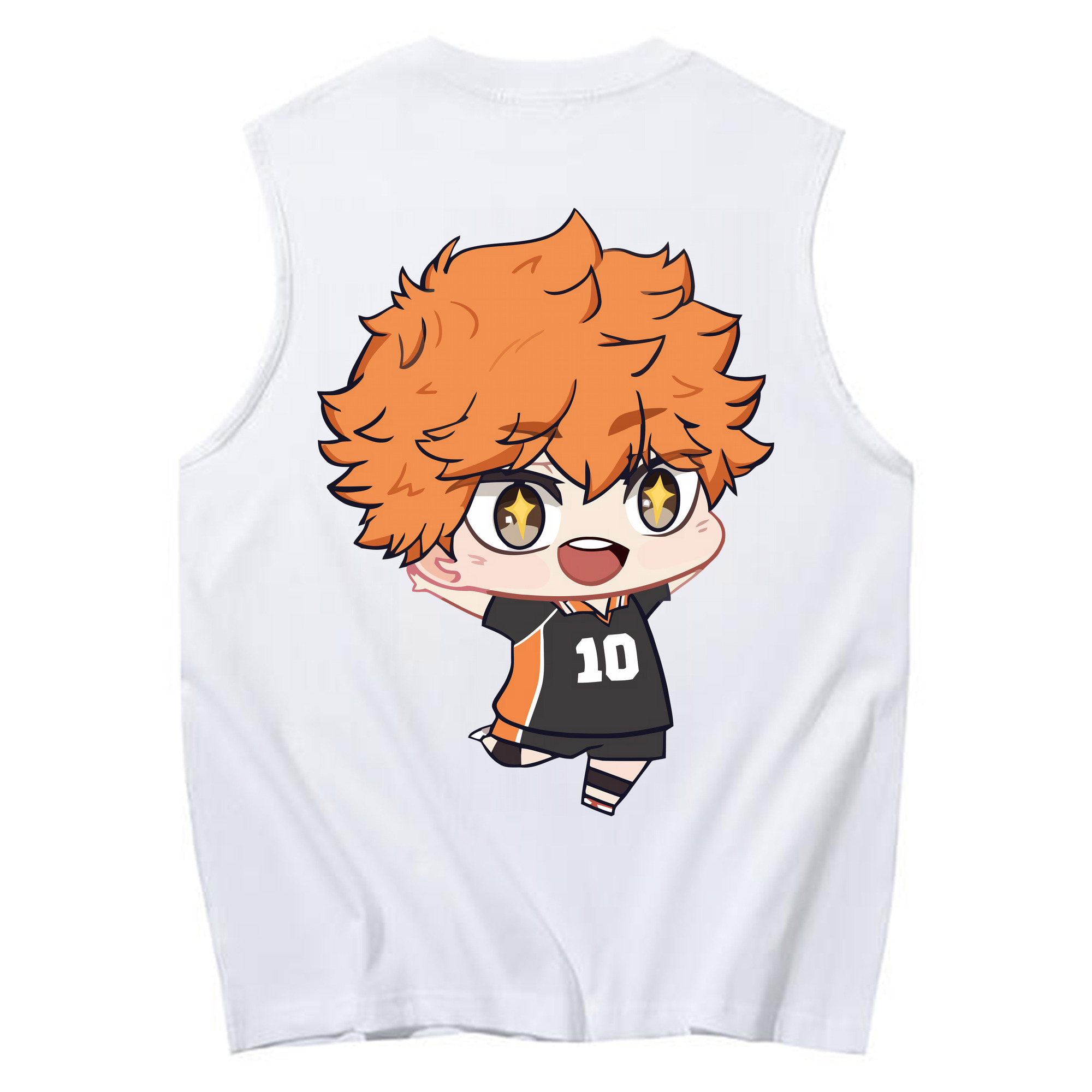 （画像用） ハイキュー!! Haikyu!! コットン100％タンクトップ（背面プリント）