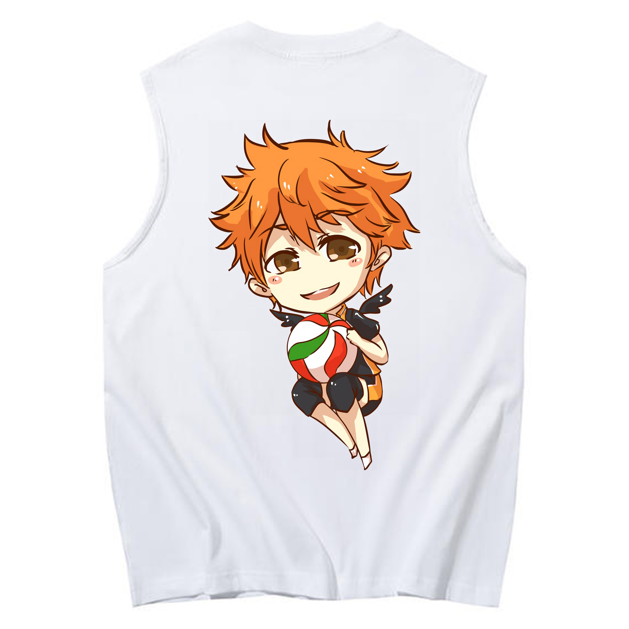 （画像用） ハイキュー!! Haikyu!! コットン100％タンクトップ（背面プリント）