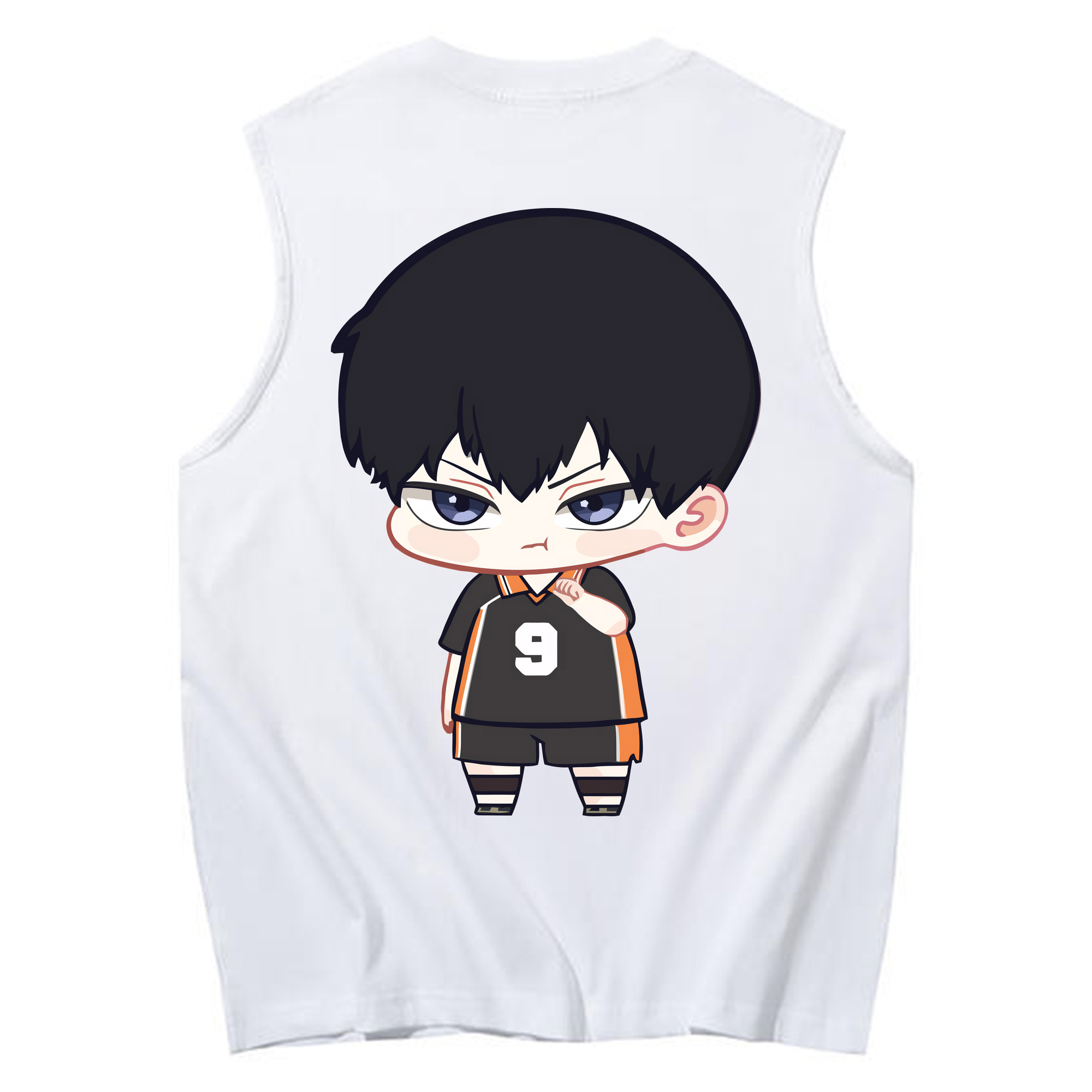 （画像用） ハイキュー!! Haikyu!! コットン100％タンクトップ（背面プリント）