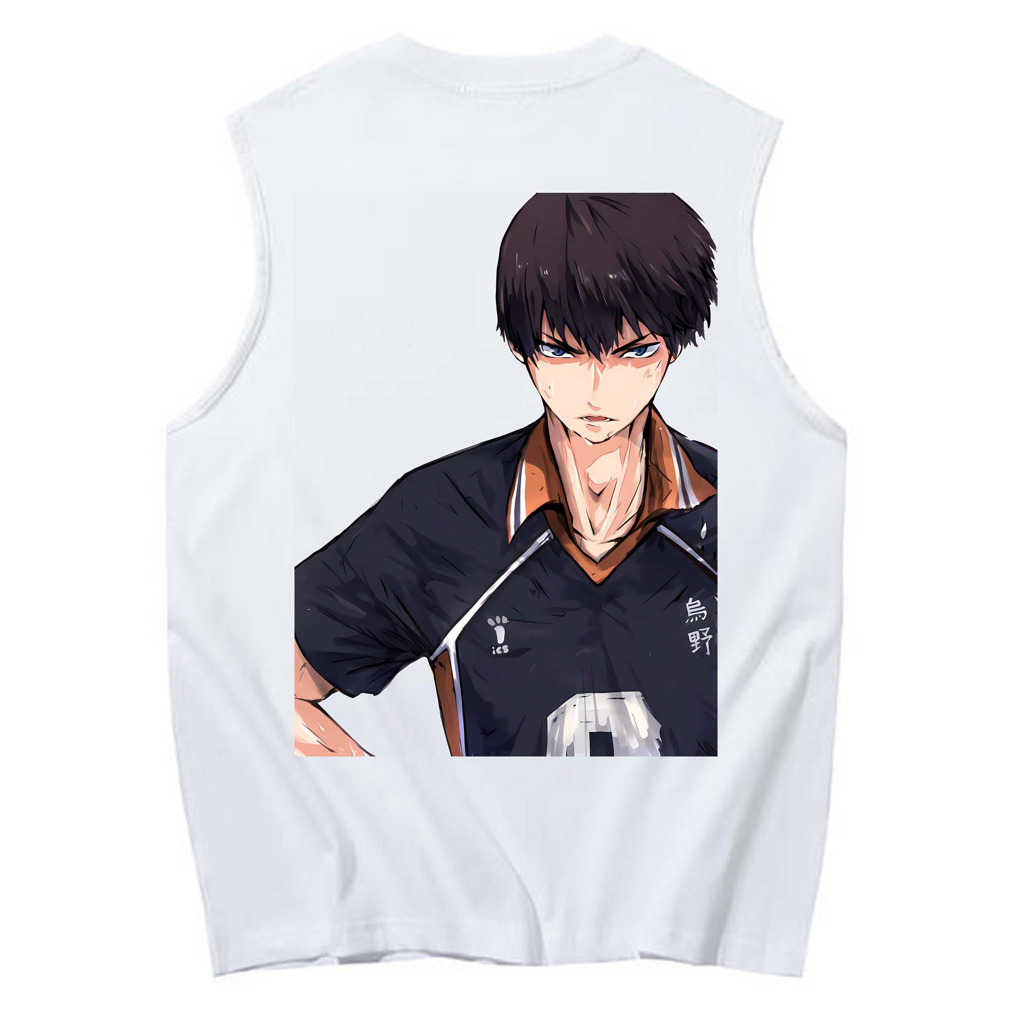 （画像用） ハイキュー!! Haikyu!! コットン100％タンクトップ（背面プリント）