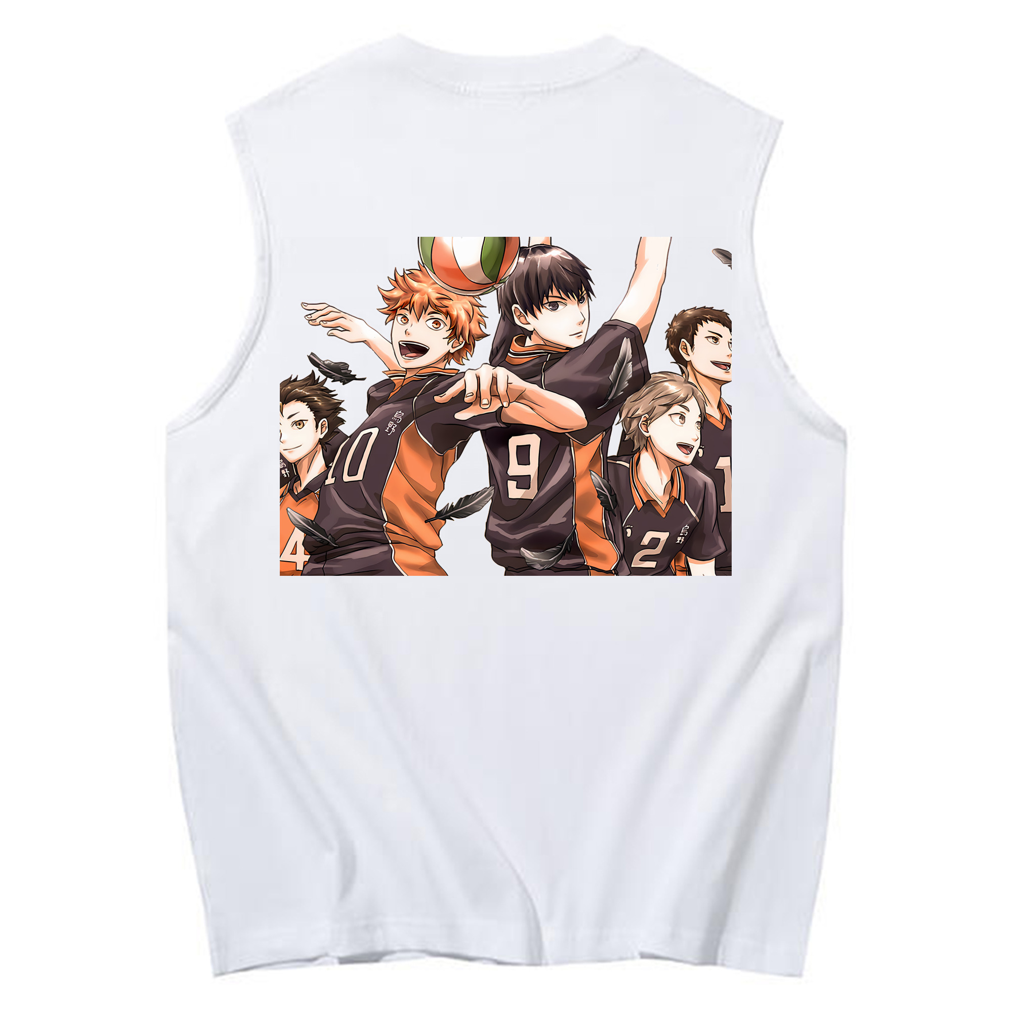 （画像用） ハイキュー!! Haikyu!! コットン100％タンクトップ（背面プリント）