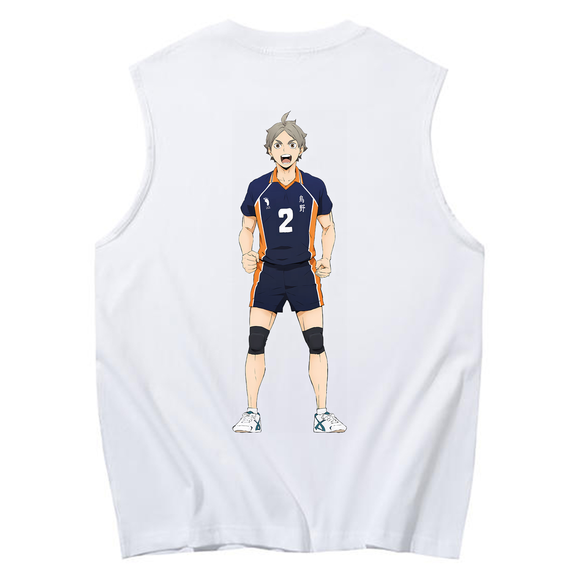 （画像用） ハイキュー!! Haikyu!! コットン100％タンクトップ（背面プリント）
