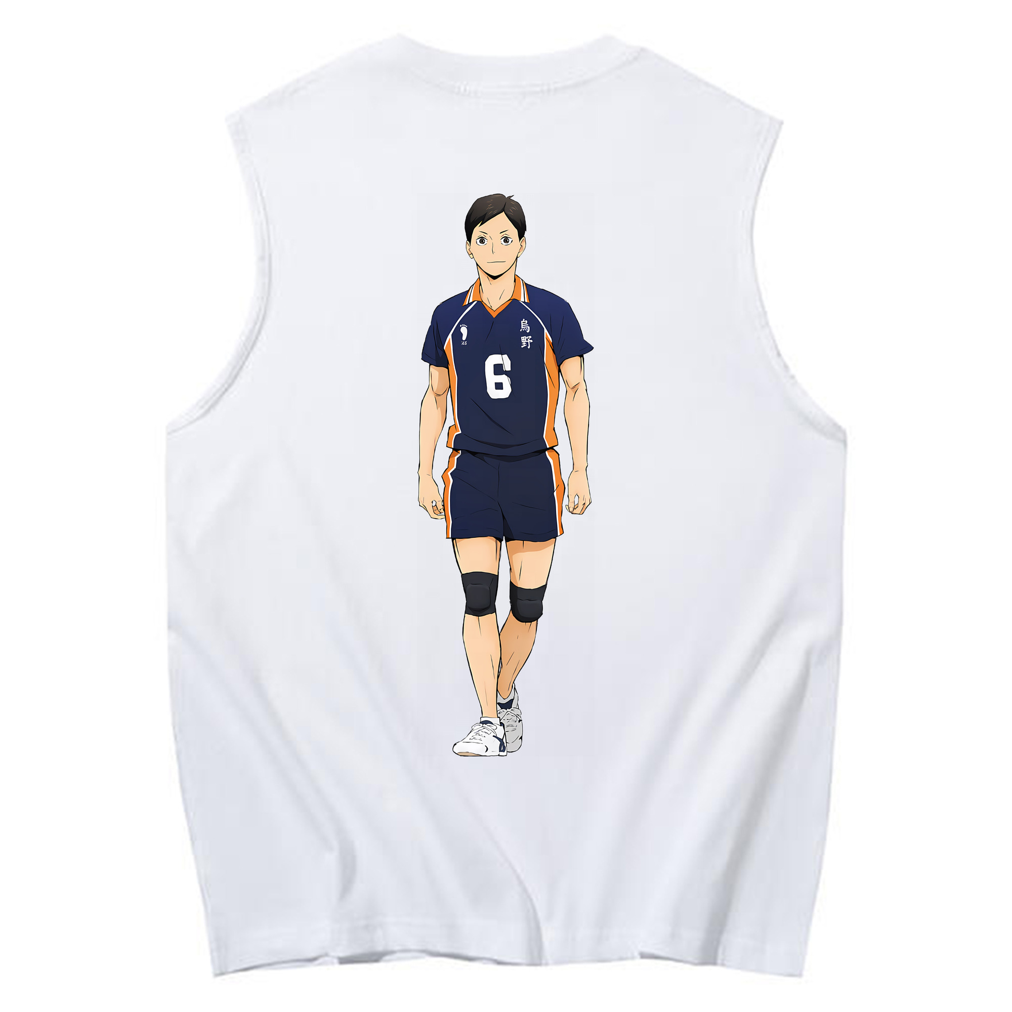 （画像用） ハイキュー!! Haikyu!! コットン100％タンクトップ（背面プリント）