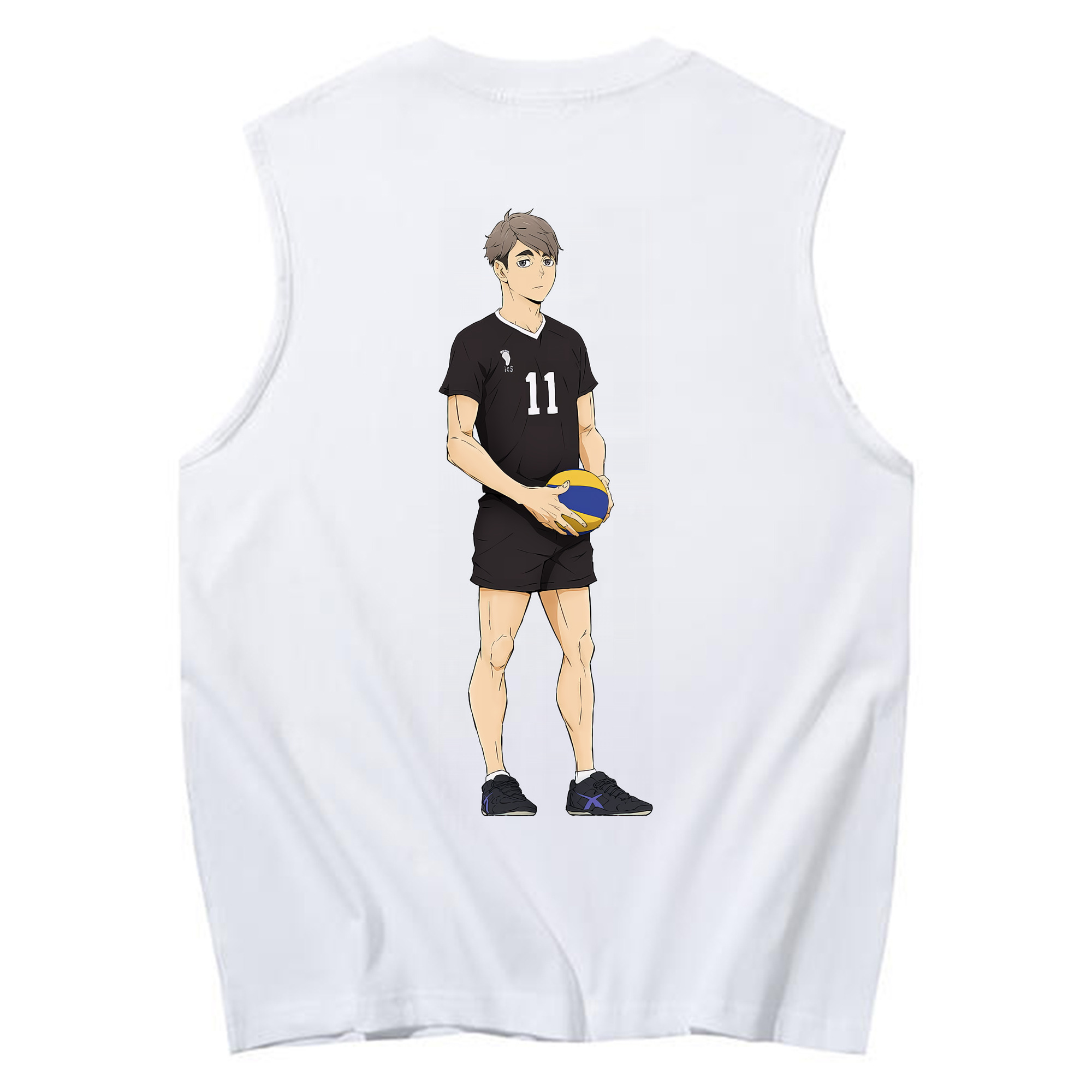 （画像用） ハイキュー!! Haikyu!! コットン100％タンクトップ（背面プリント）