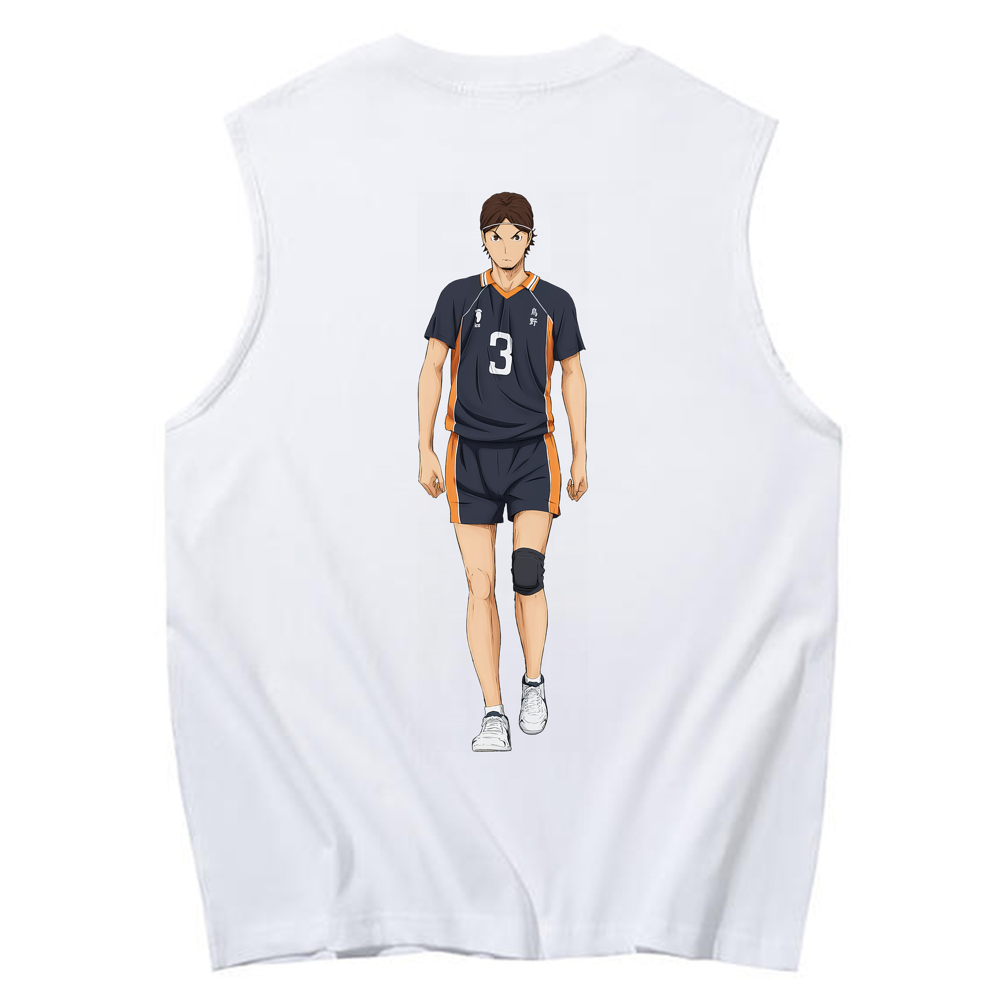 （画像用） ハイキュー!! Haikyu!! コットン100％タンクトップ（背面プリント）