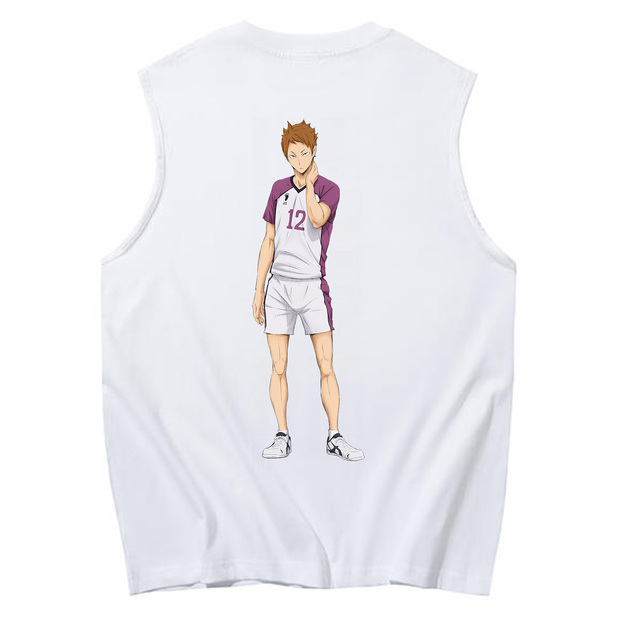 （画像用） ハイキュー!! Haikyu!! コットン100％タンクトップ（背面プリント）