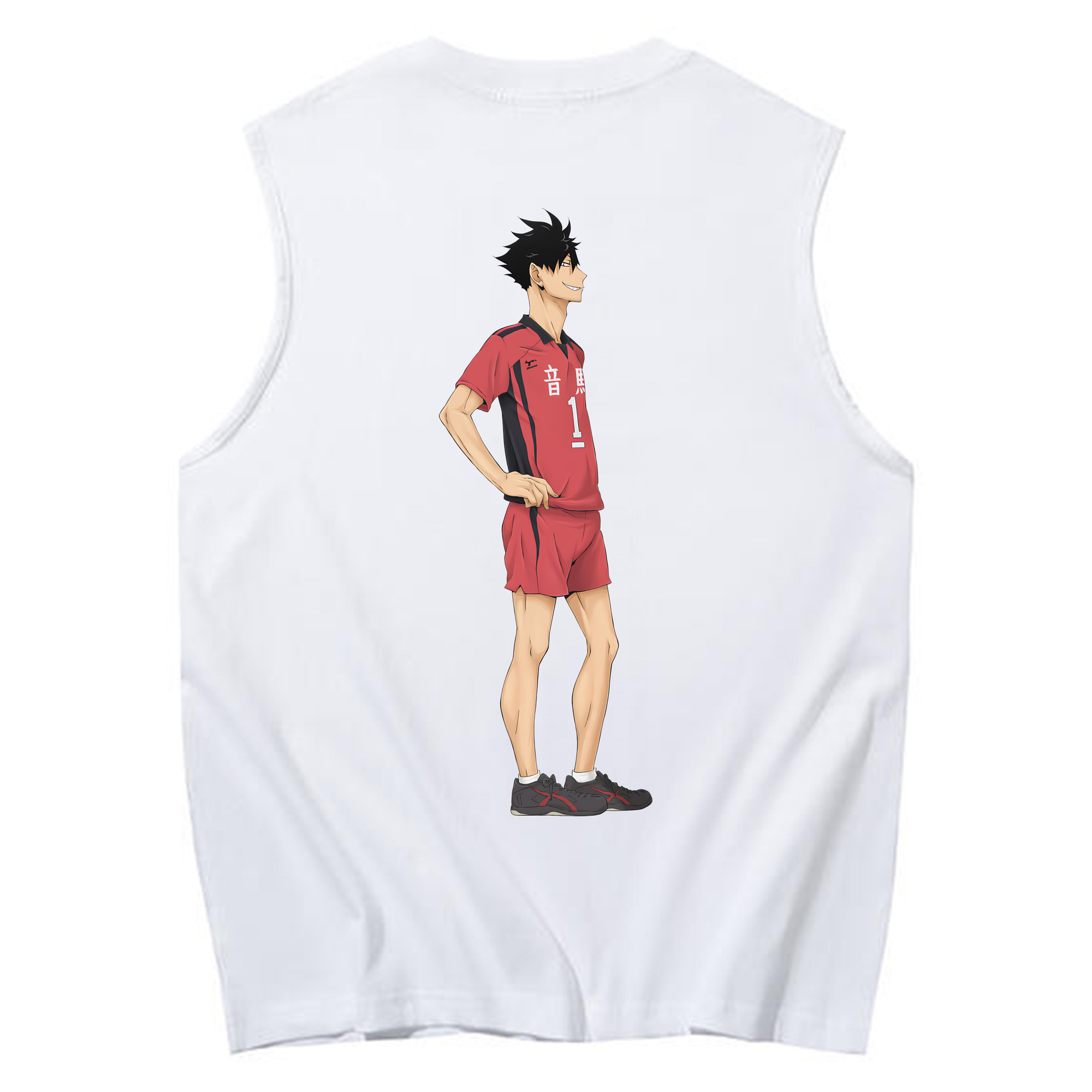 （画像用） ハイキュー!! Haikyu!! コットン100％タンクトップ（背面プリント）