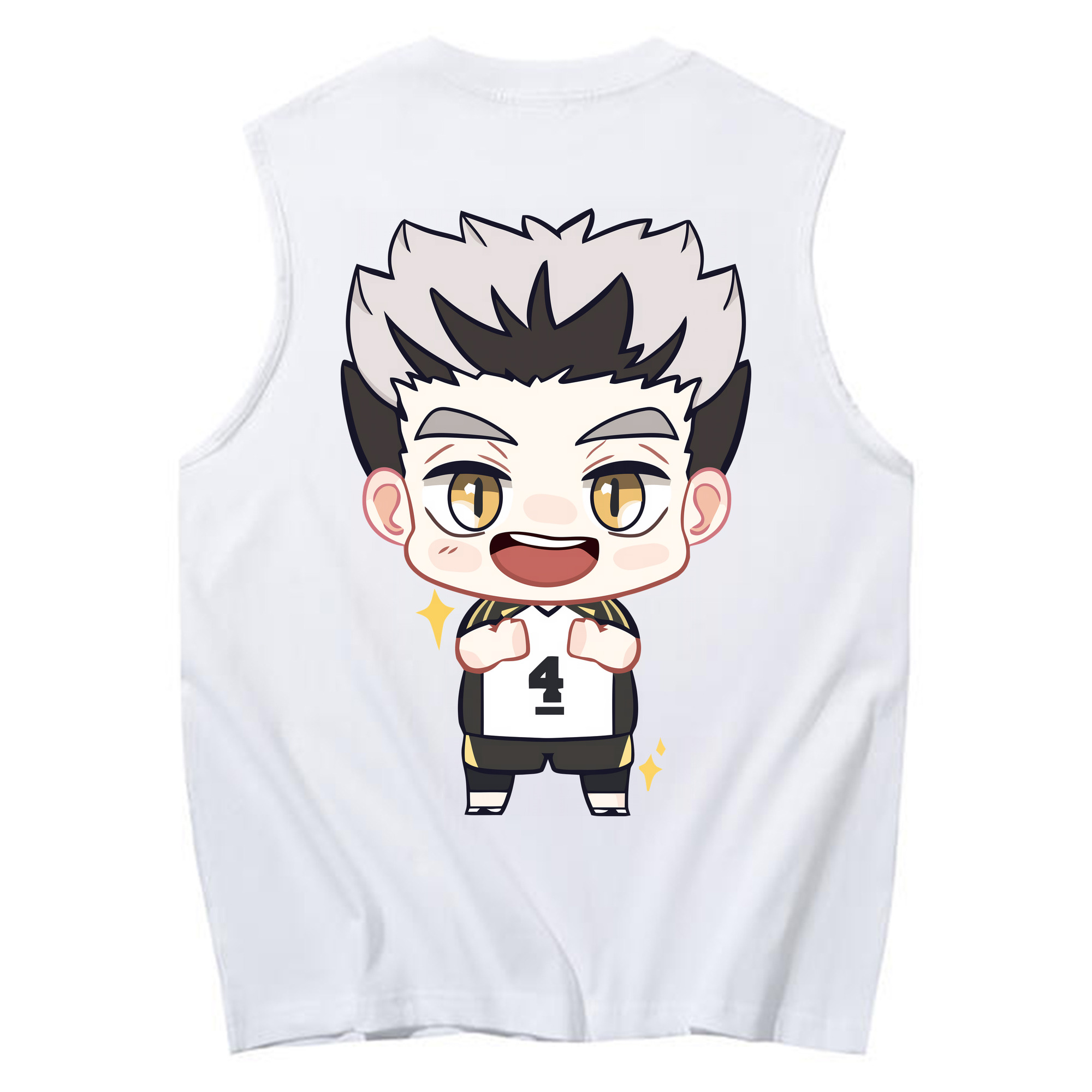 （画像用） ハイキュー!! Haikyu!! コットン100％タンクトップ（背面プリント）