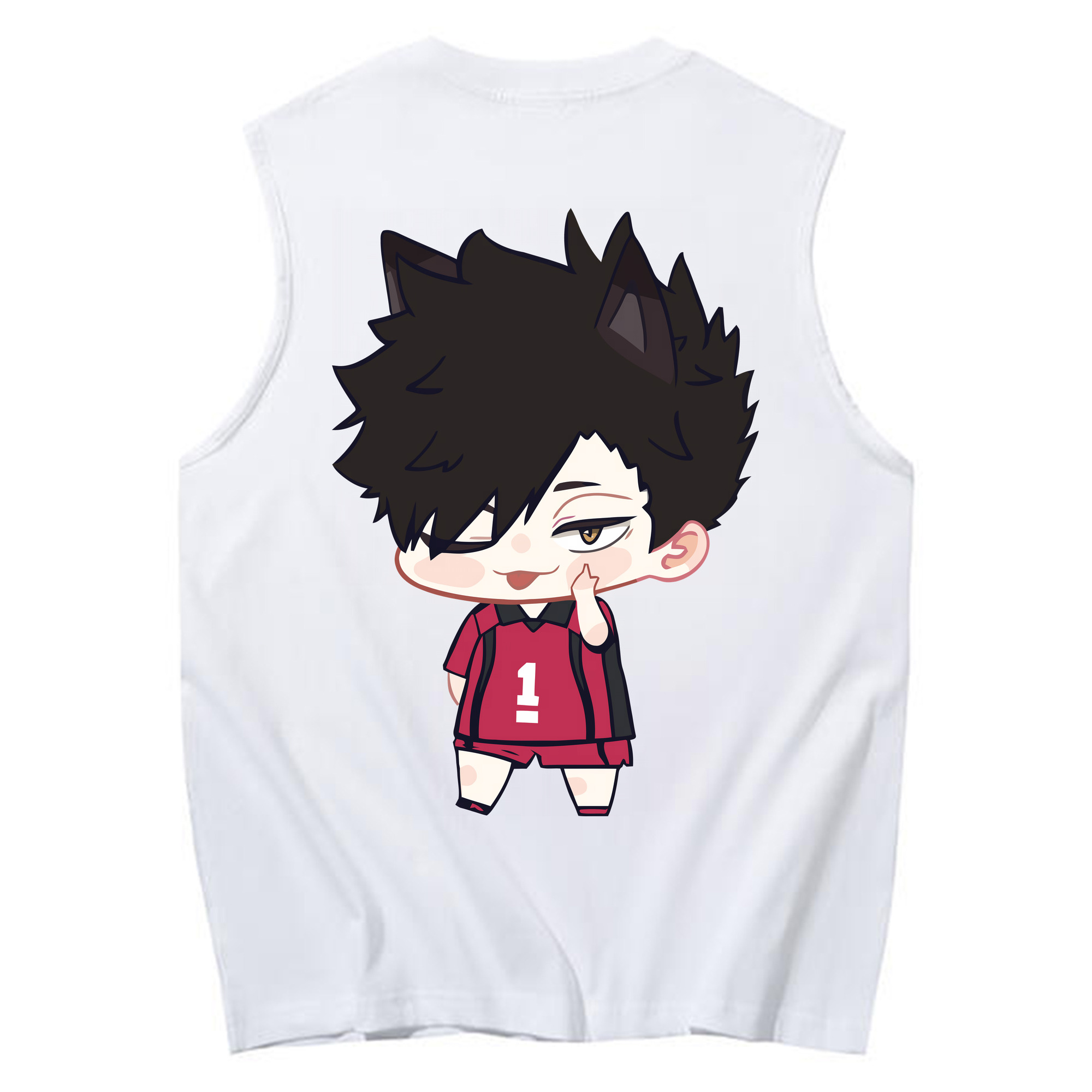（画像用） ハイキュー!! Haikyu!! コットン100％タンクトップ（背面プリント）