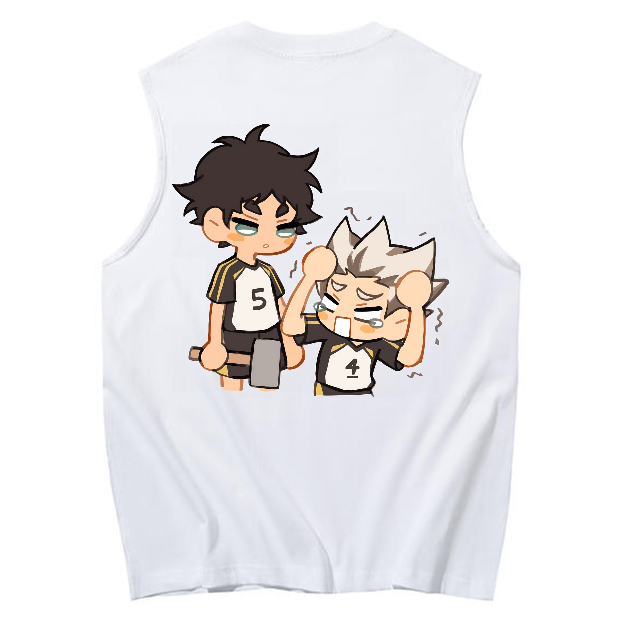 （画像用） ハイキュー!! Haikyu!! コットン100％タンクトップ（背面プリント）