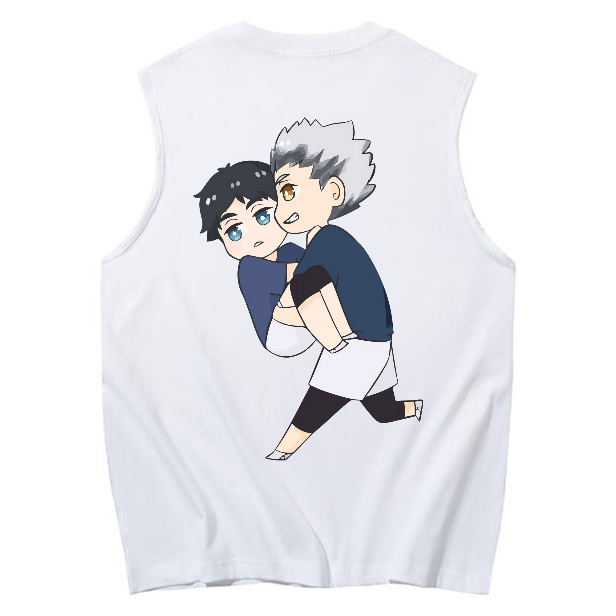 （画像用） ハイキュー!! Haikyu!! コットン100％タンクトップ（背面プリント）