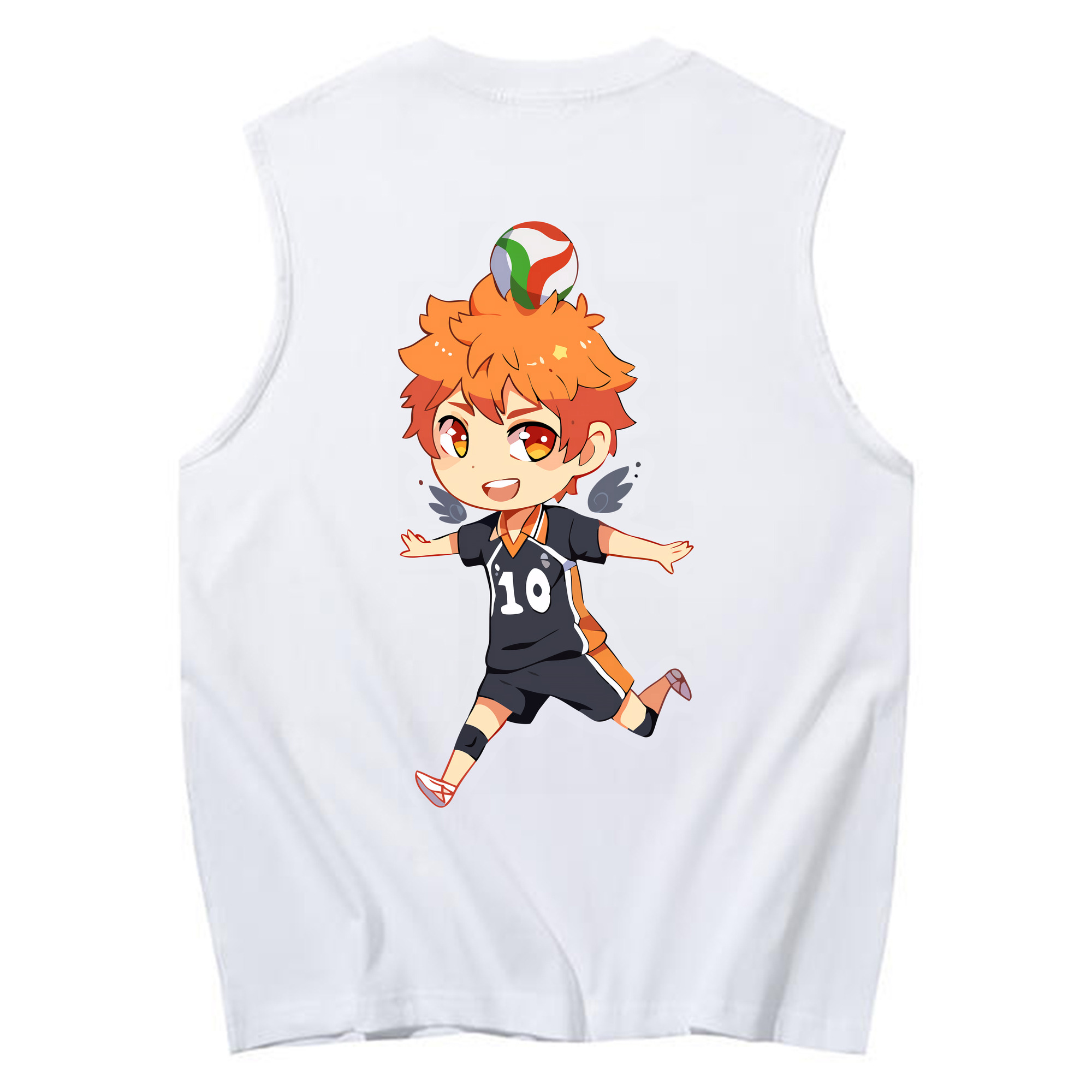 （画像用） ハイキュー!! Haikyu!! コットン100％タンクトップ（背面プリント）
