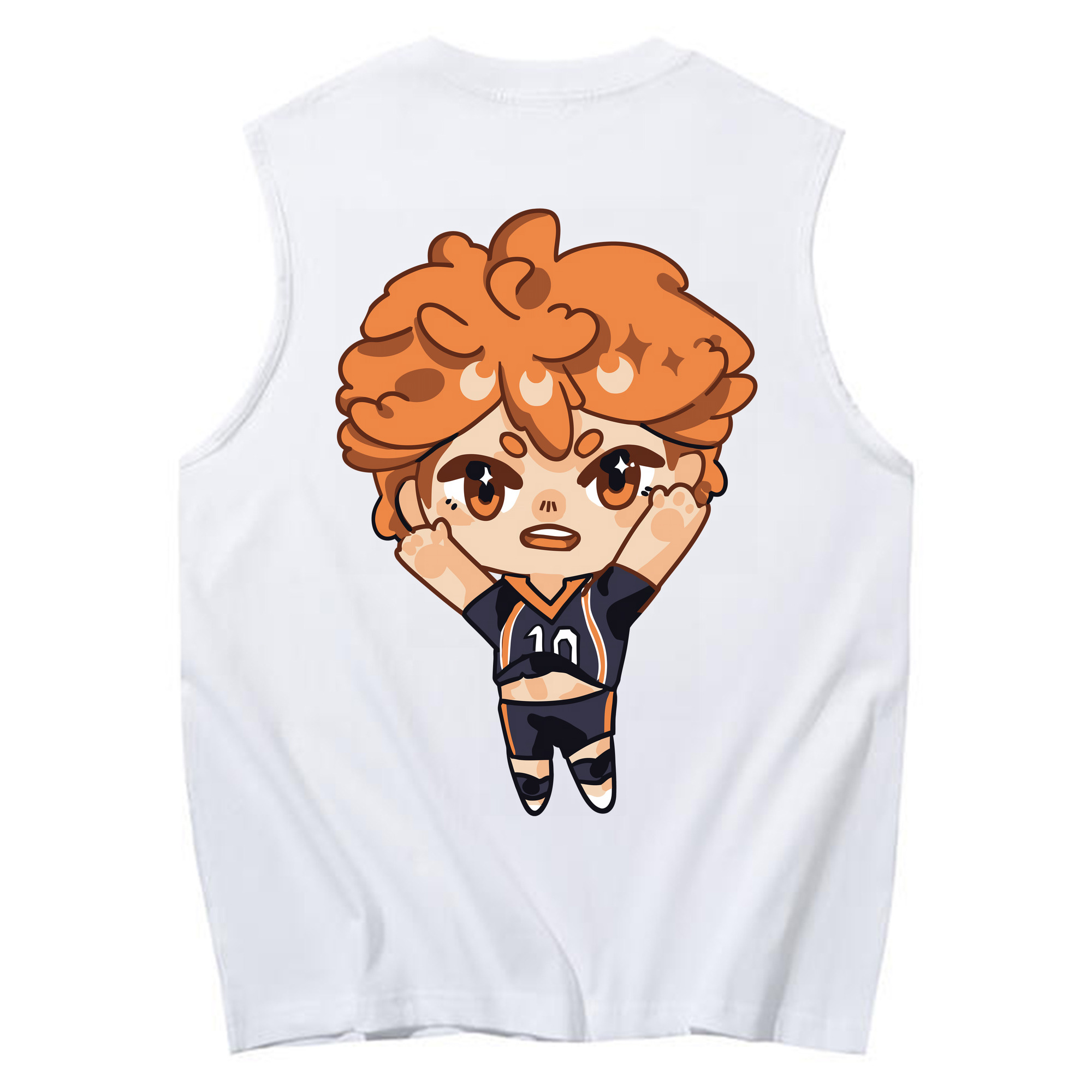 （画像用） ハイキュー!! Haikyu!! コットン100％タンクトップ（背面プリント）
