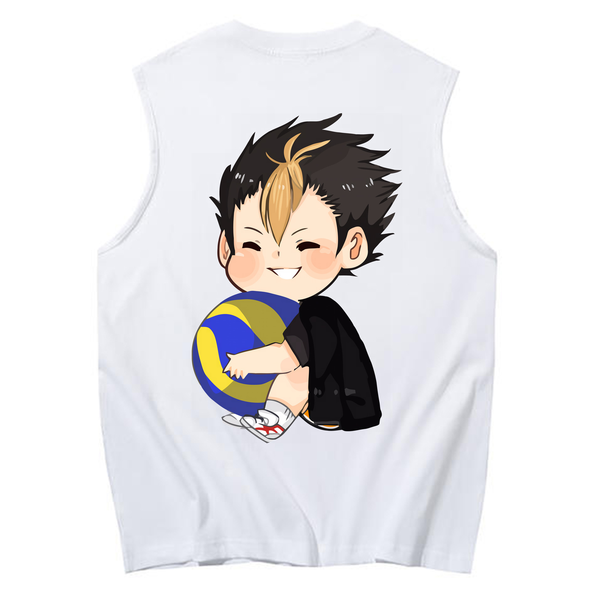 （画像用） ハイキュー!! Haikyu!! コットン100％タンクトップ（背面プリント）