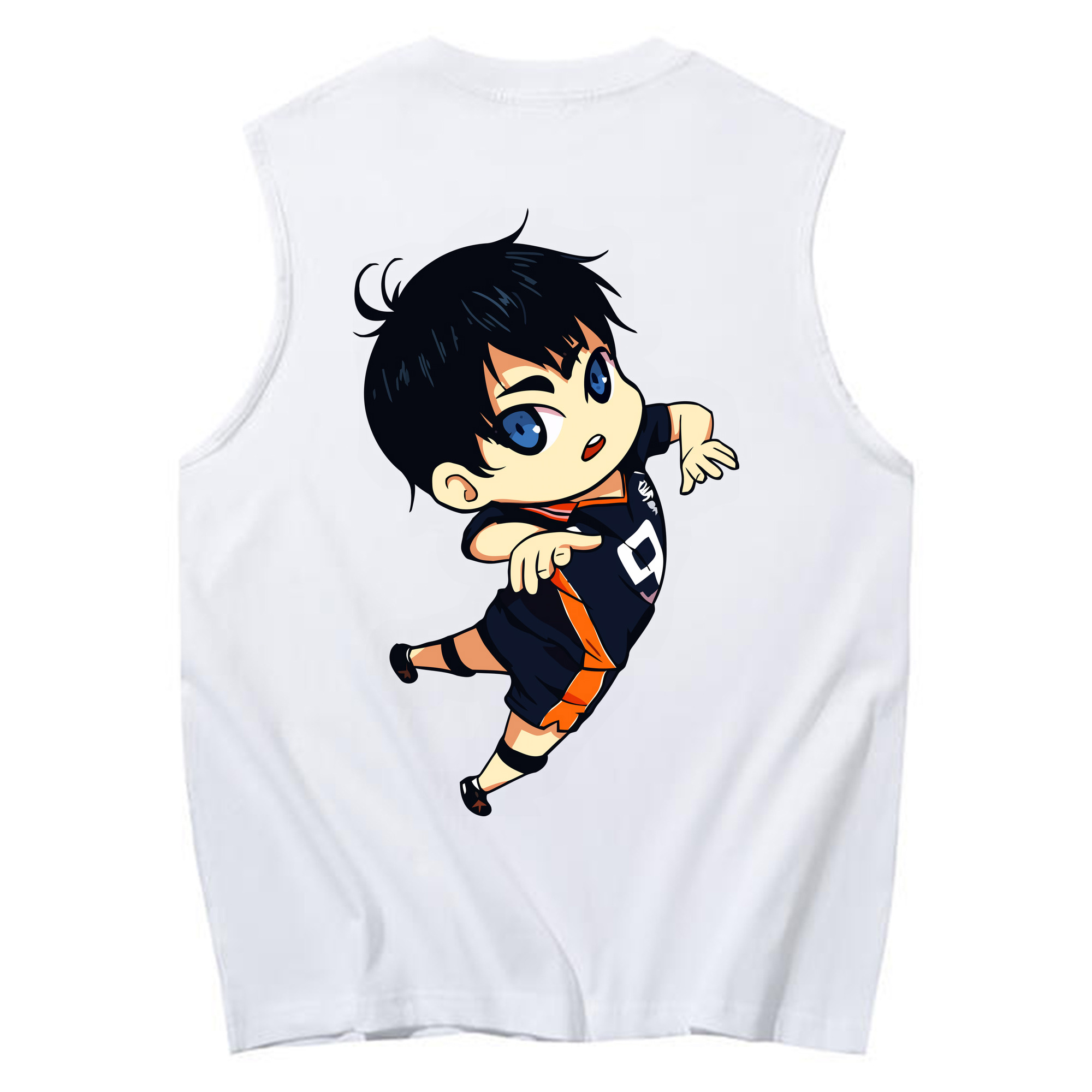 （画像用） ハイキュー!! Haikyu!! コットン100％タンクトップ（背面プリント）