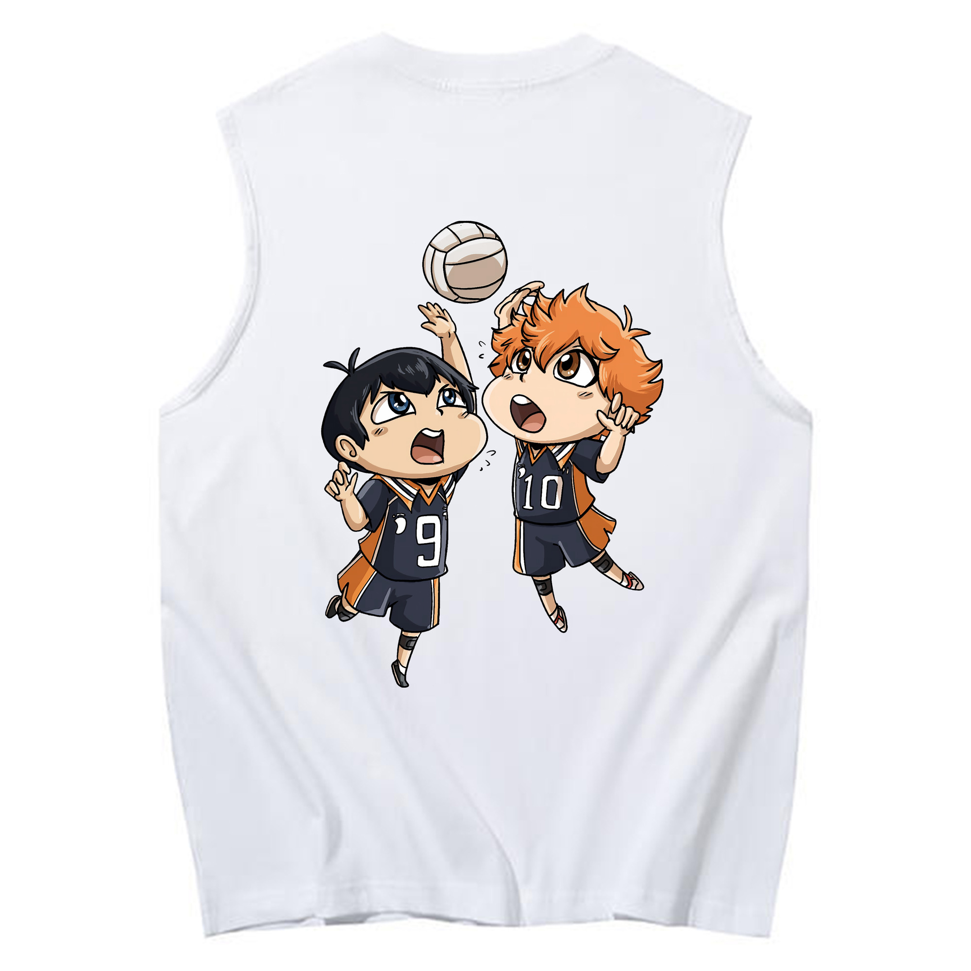 （画像用） ハイキュー!! Haikyu!! コットン100％タンクトップ（背面プリント）