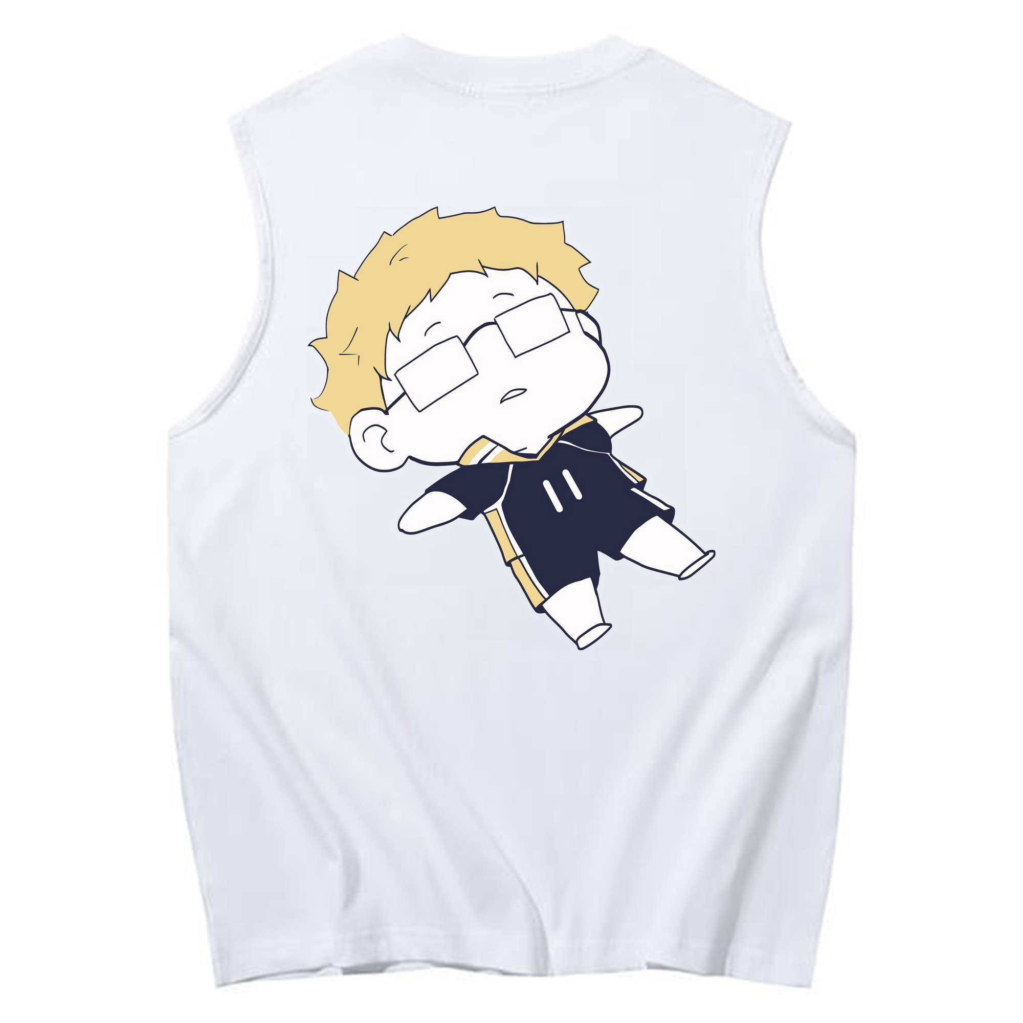 （画像用） ハイキュー!! Haikyu!! コットン100％タンクトップ（背面プリント）