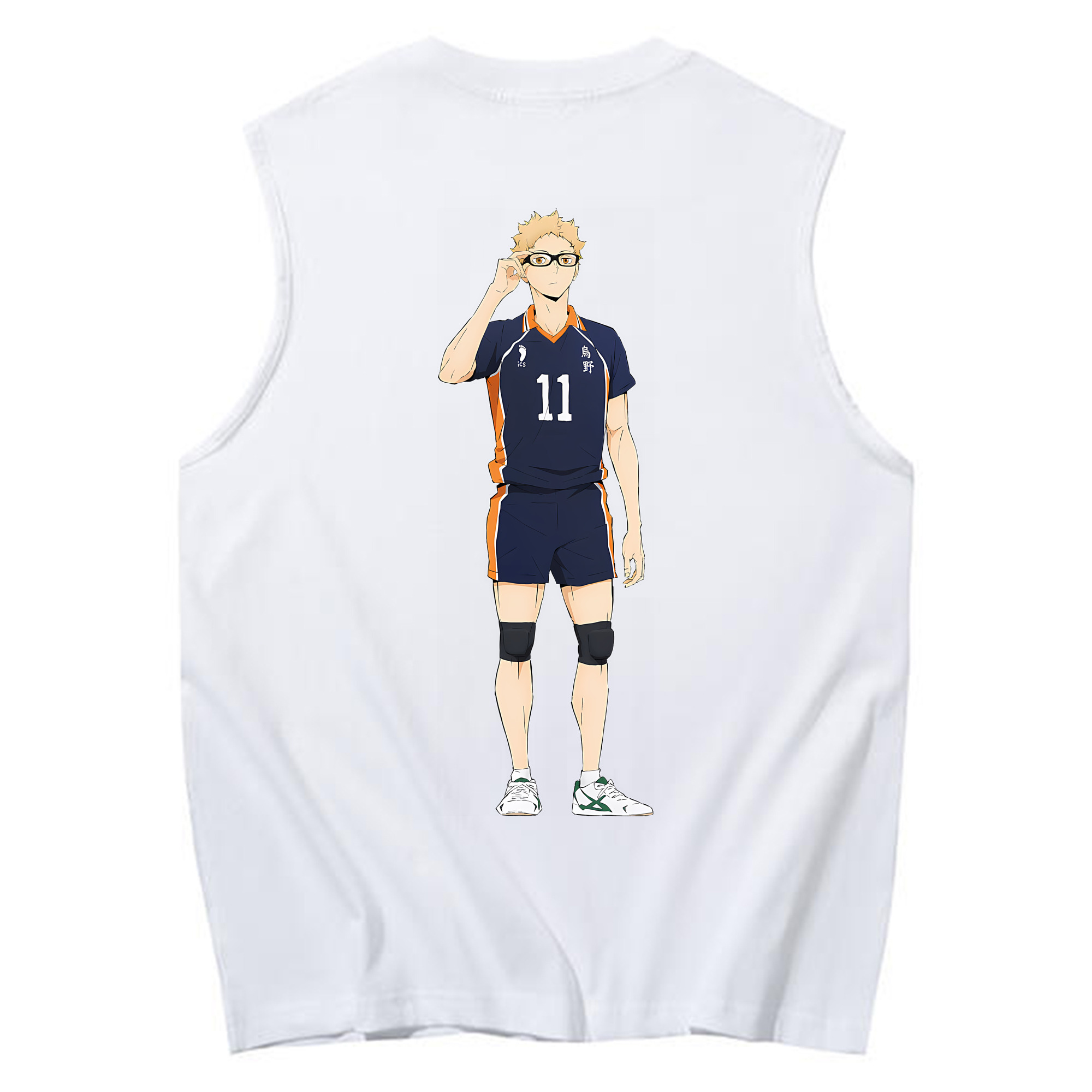 （画像用） ハイキュー!! Haikyu!! コットン100％タンクトップ（背面プリント）