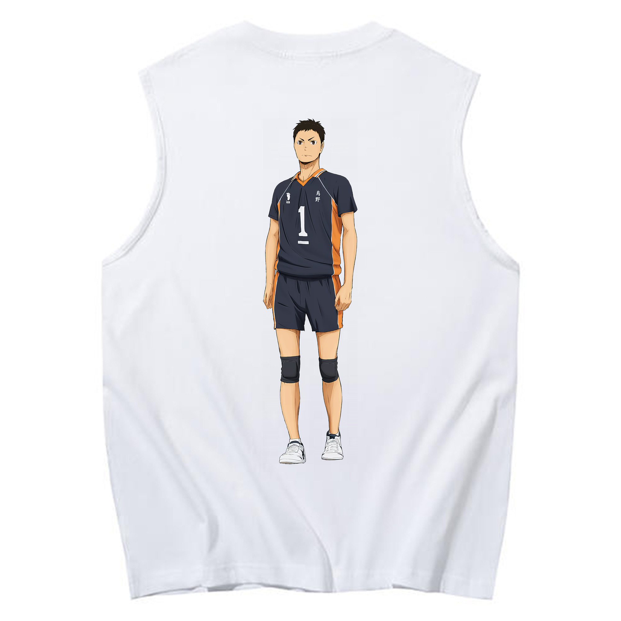 （画像用） ハイキュー!! Haikyu!! コットン100％タンクトップ（背面プリント）