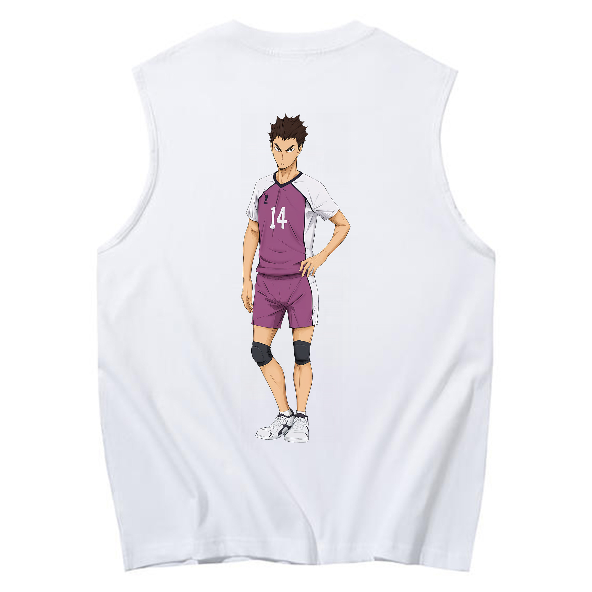 （画像用） ハイキュー!! Haikyu!! コットン100％タンクトップ（背面プリント）