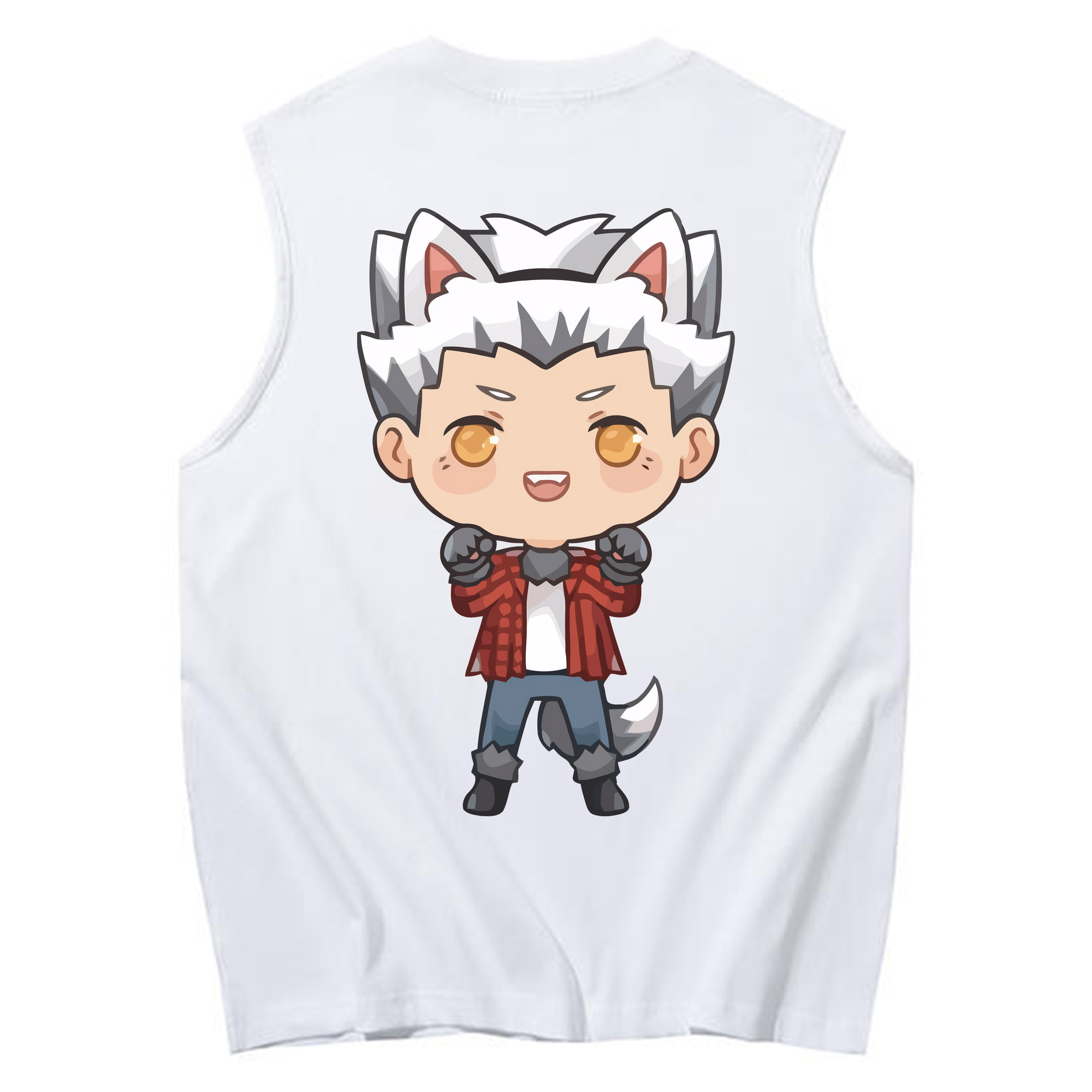 （画像用） ハイキュー!! Haikyu!! コットン100％タンクトップ（背面プリント）