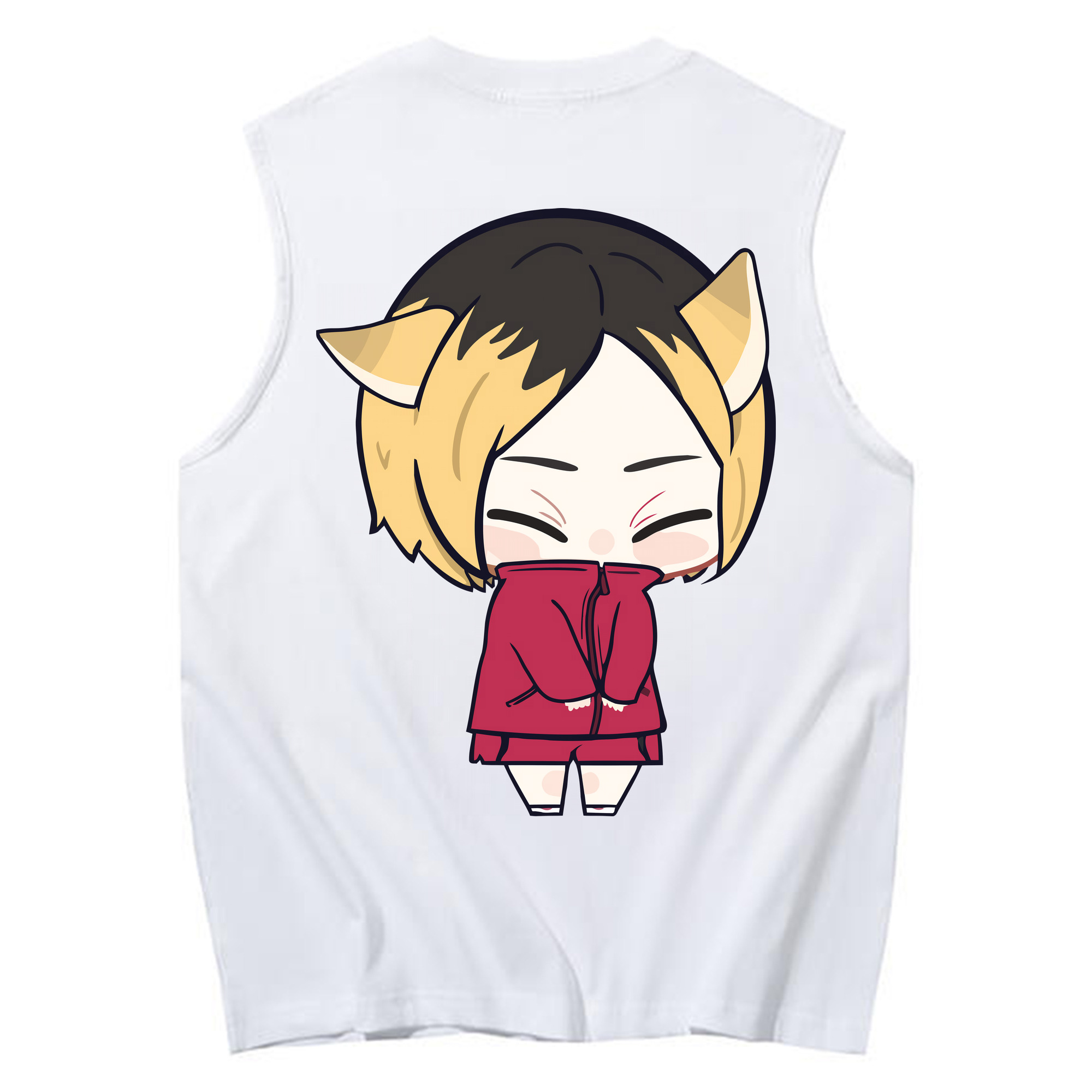 （画像用） ハイキュー!! Haikyu!! コットン100％タンクトップ（背面プリント）
