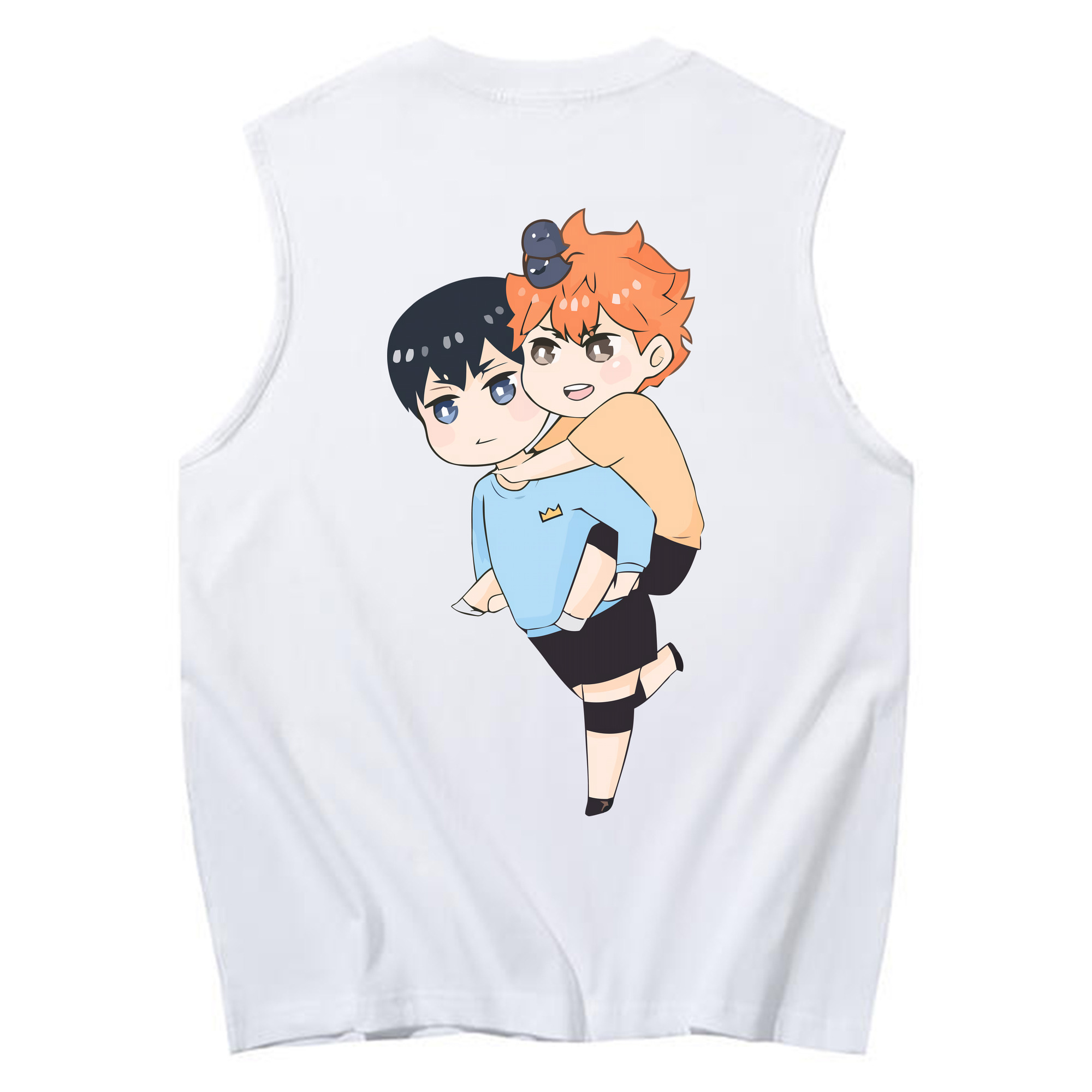 （画像用） ハイキュー!! Haikyu!! コットン100％タンクトップ（背面プリント）