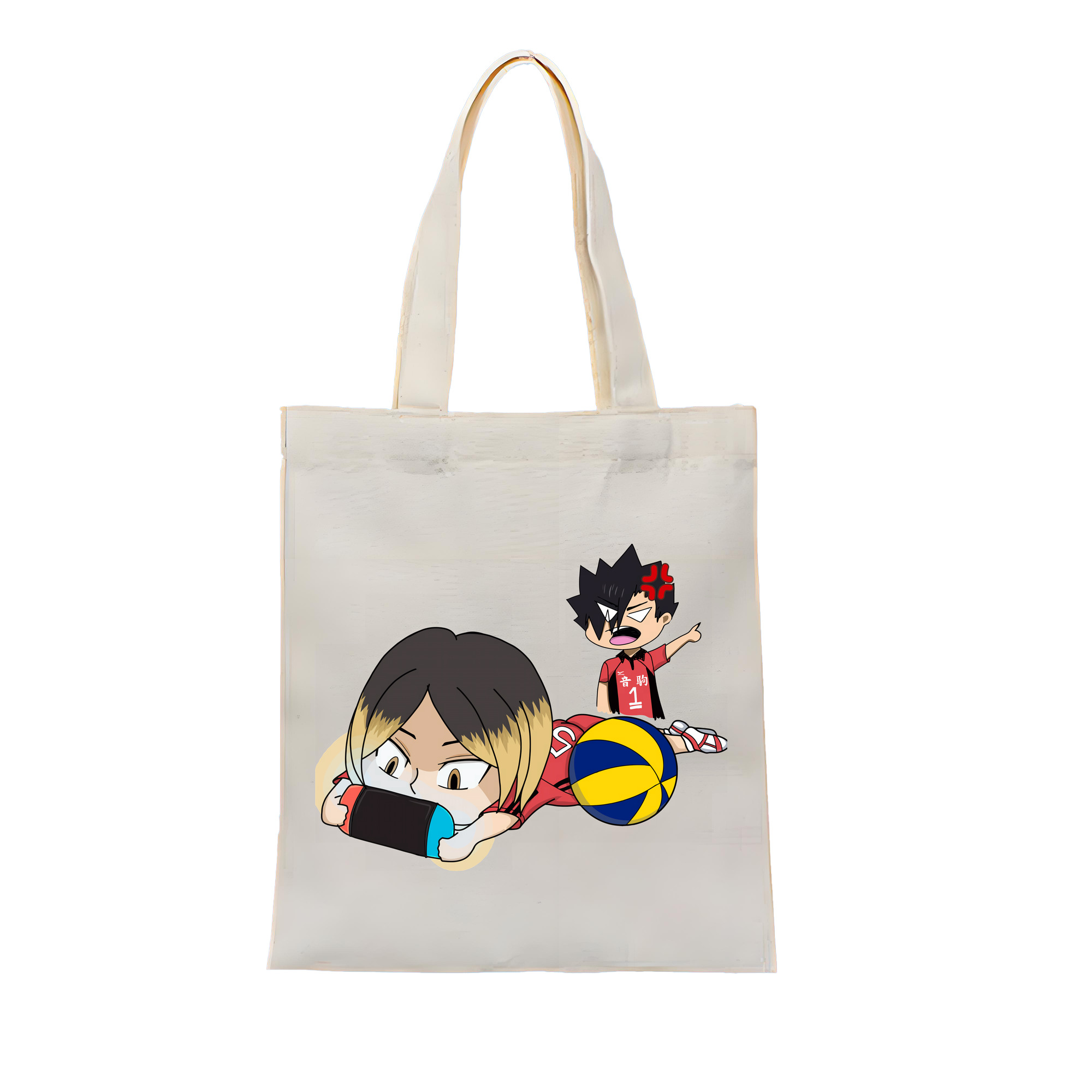 （画像用） ハイキュー!! Haikyu!! 縦型キャンバス生地手提げバッグ　トートバッグ