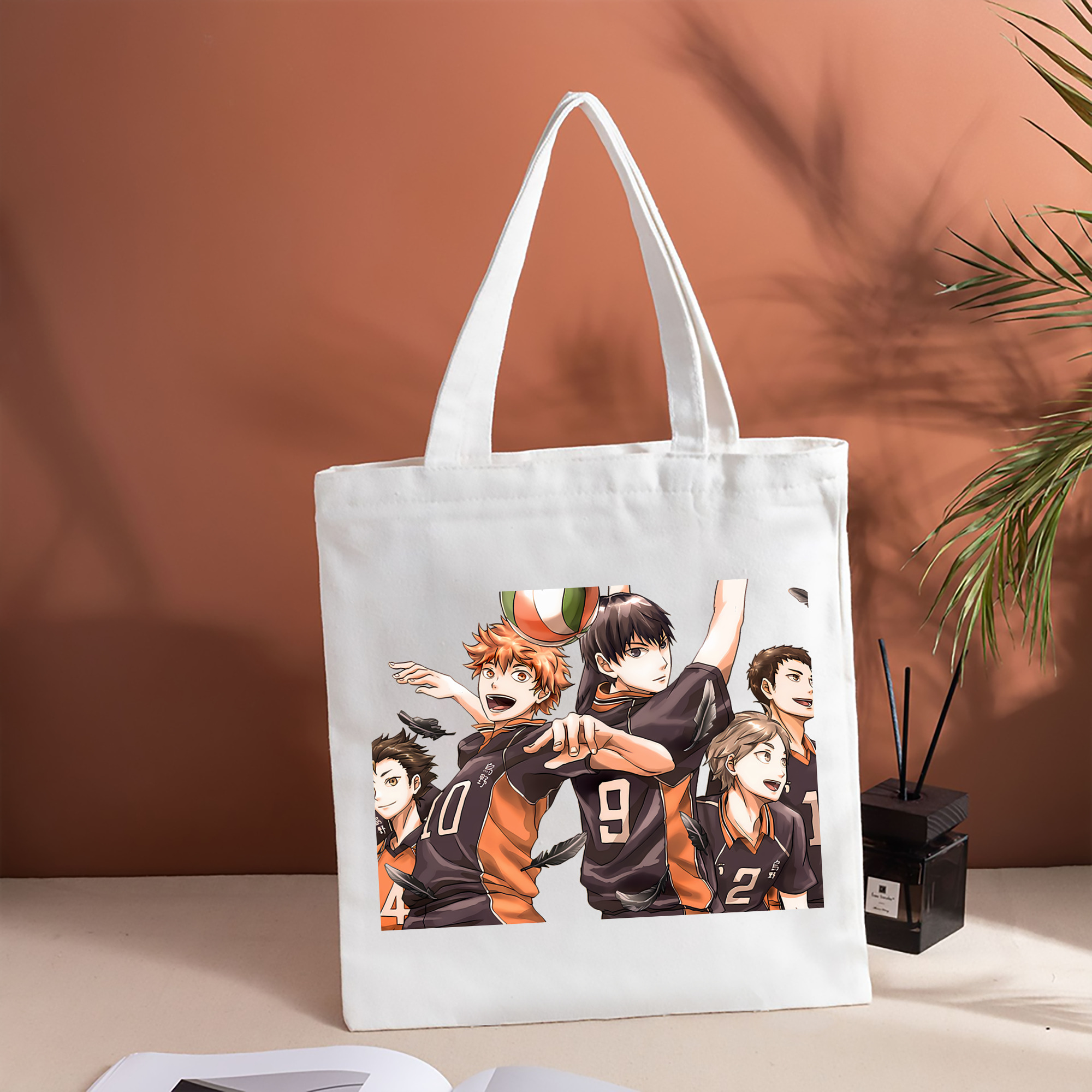 ハイキュー!! Haikyu!! 縦型キャンバス生地手提げバッグ　トートバッグ