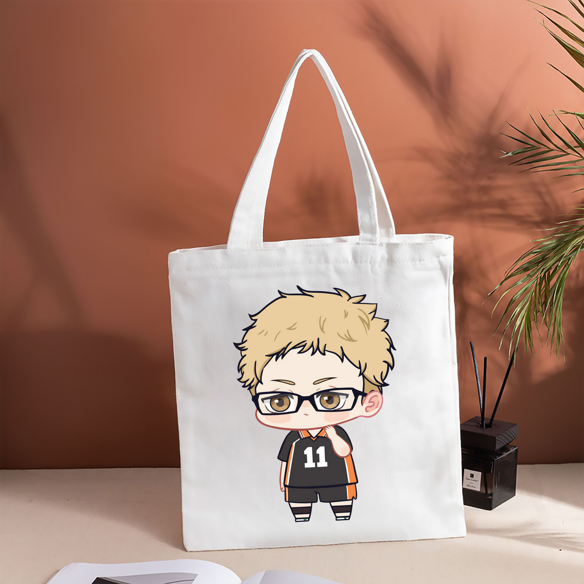 ハイキュー!! Haikyu!! 縦型キャンバス生地手提げバッグ　トートバッグ