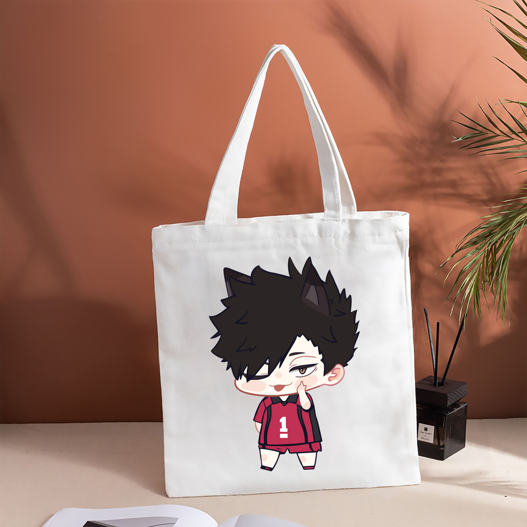 ハイキュー!! Haikyu!! 縦型キャンバス生地手提げバッグ　トートバッグ