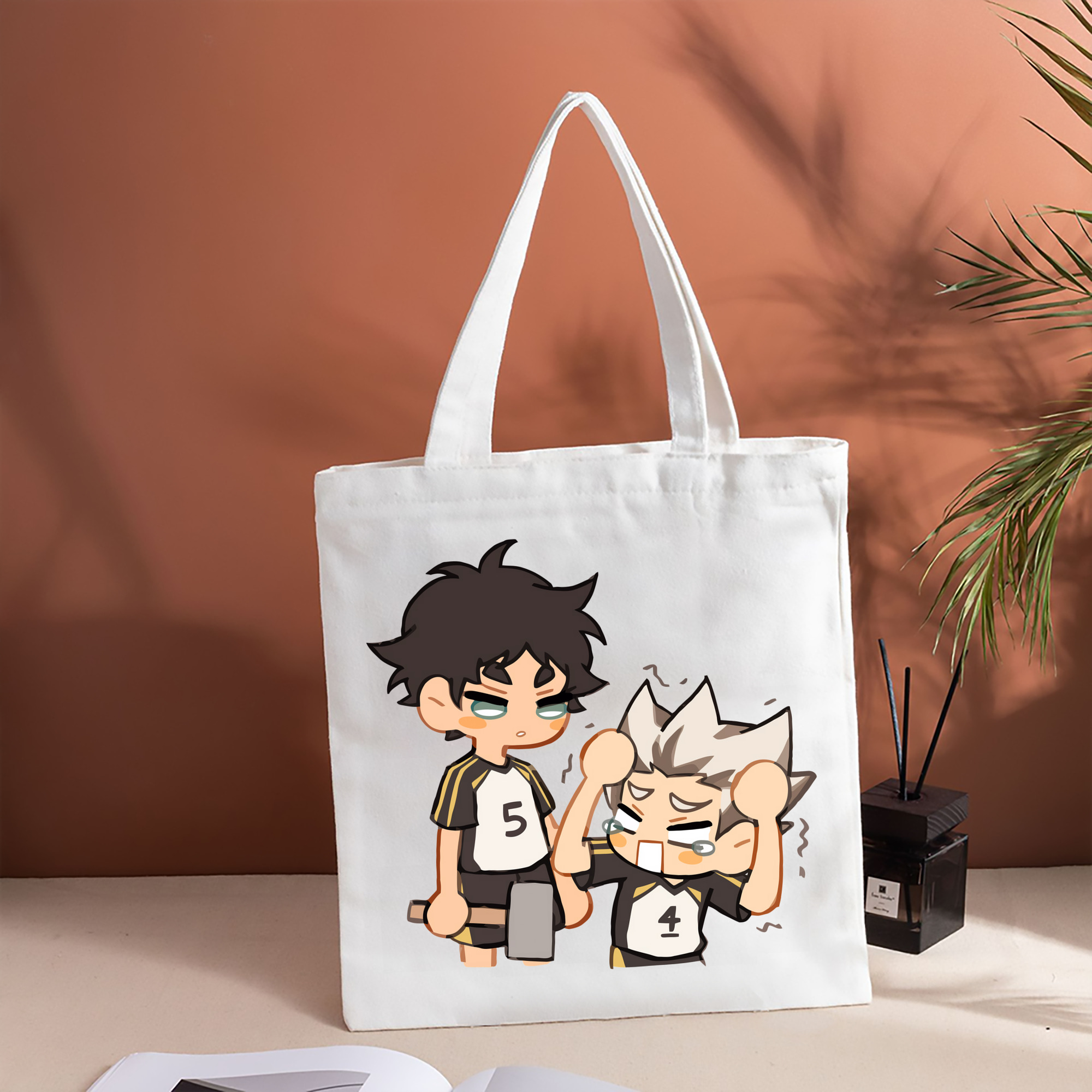 ハイキュー!! Haikyu!! 縦型キャンバス生地手提げバッグ　トートバッグ