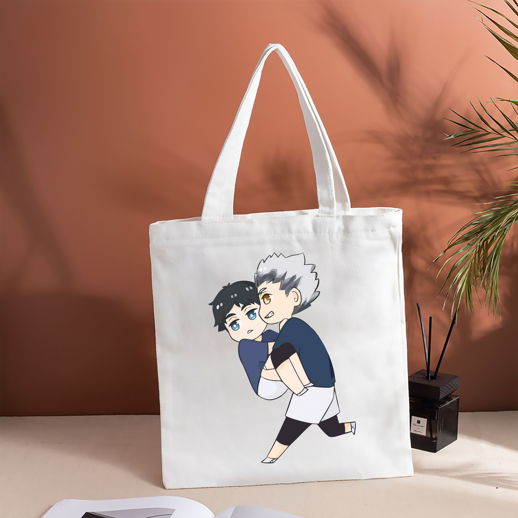 ハイキュー!! Haikyu!! 縦型キャンバス生地手提げバッグ　トートバッグ