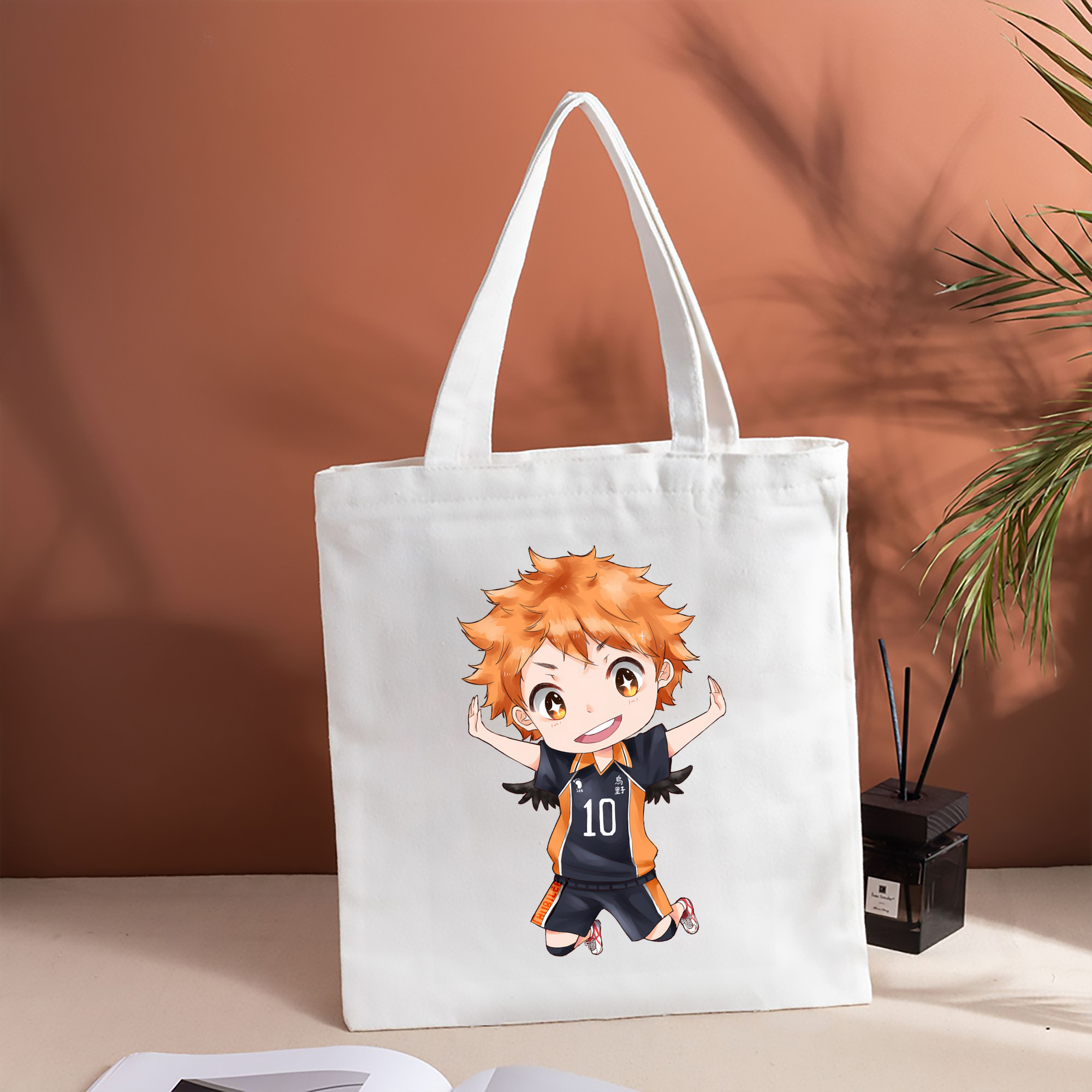 ハイキュー!! Haikyu!! 縦型キャンバス生地手提げバッグ　トートバッグ
