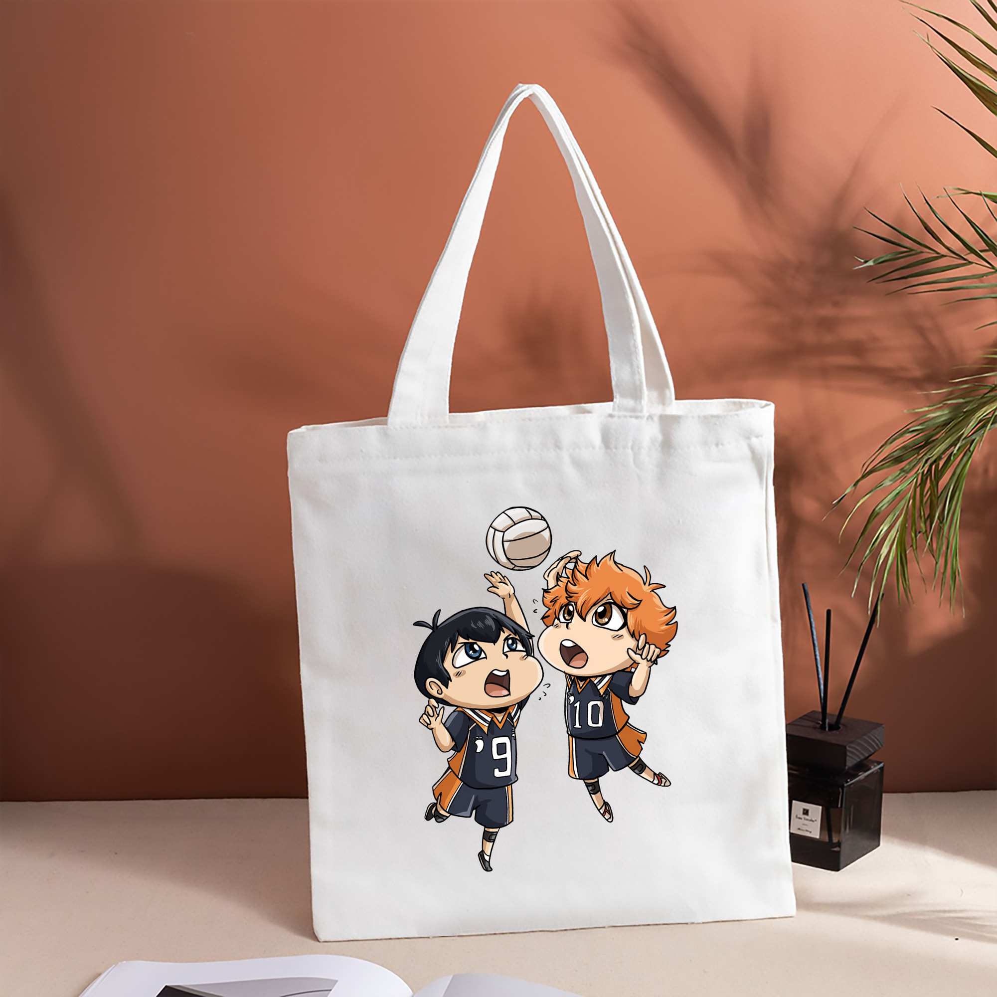 ハイキュー!! Haikyu!! 縦型キャンバス生地手提げバッグ　トートバッグ