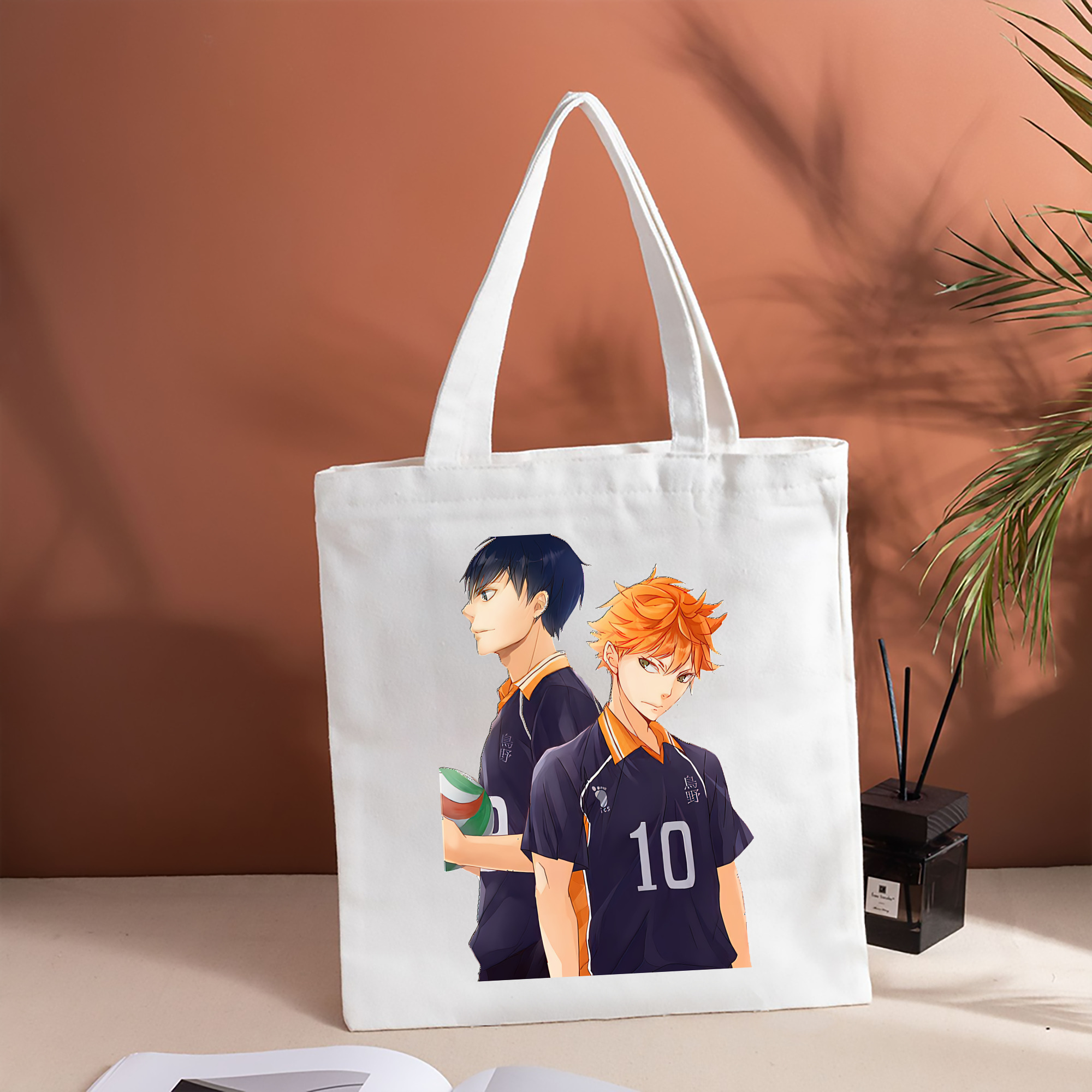 ハイキュー!! Haikyu!! 縦型キャンバス生地手提げバッグ　トートバッグ