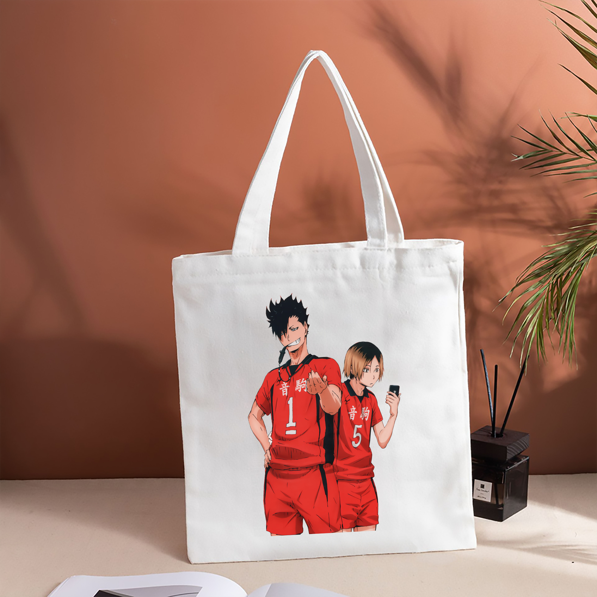 ハイキュー!! Haikyu!! 縦型キャンバス生地手提げバッグ　トートバッグ